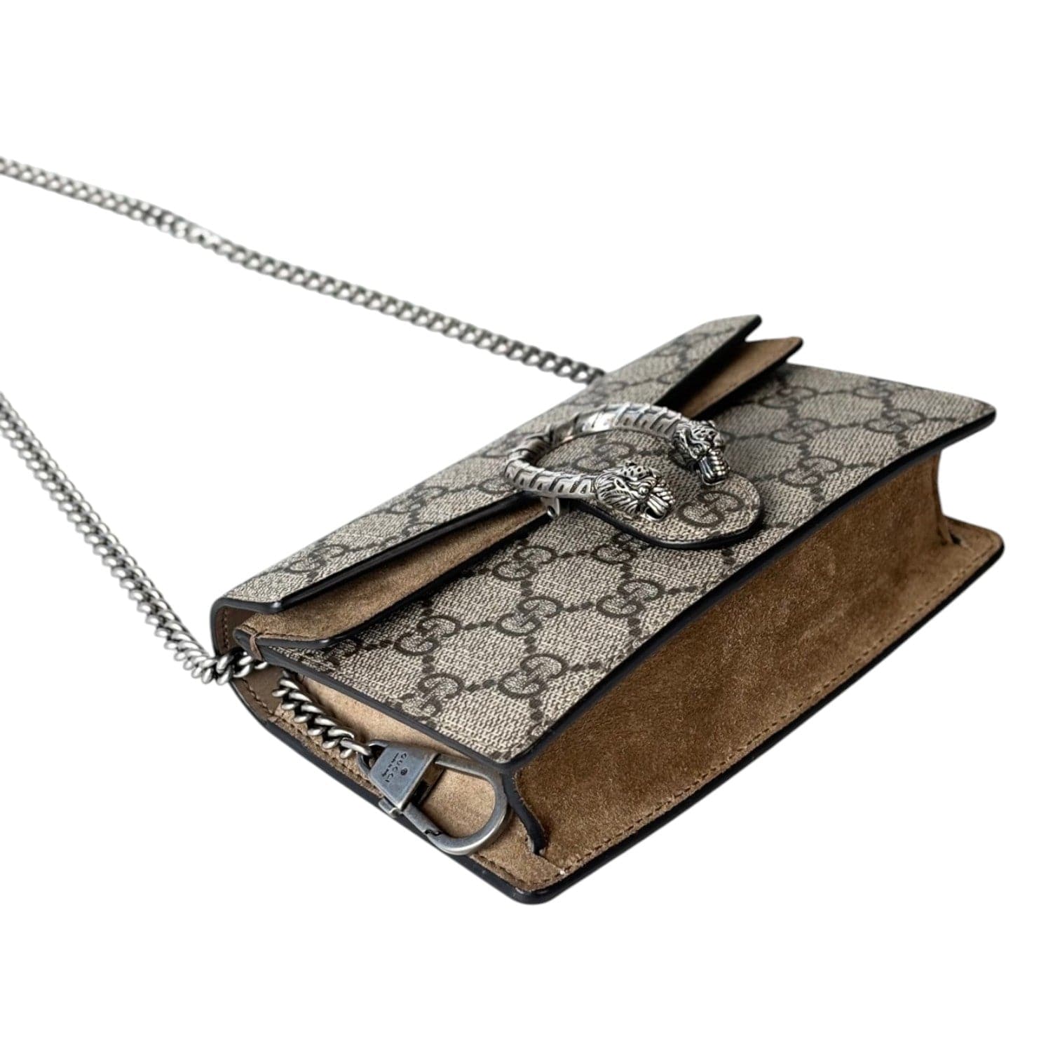 Gucci Gucci Dionysus Super Mini GG in Canvas & Suede