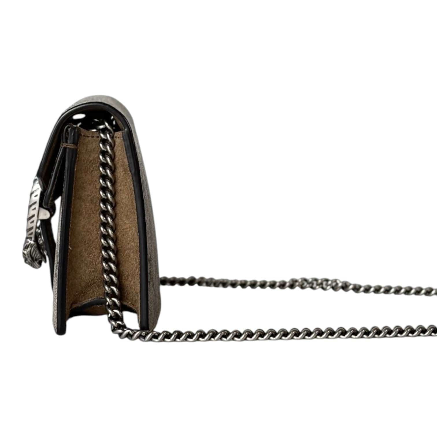 Gucci Gucci Dionysus Super Mini GG in Canvas & Suede