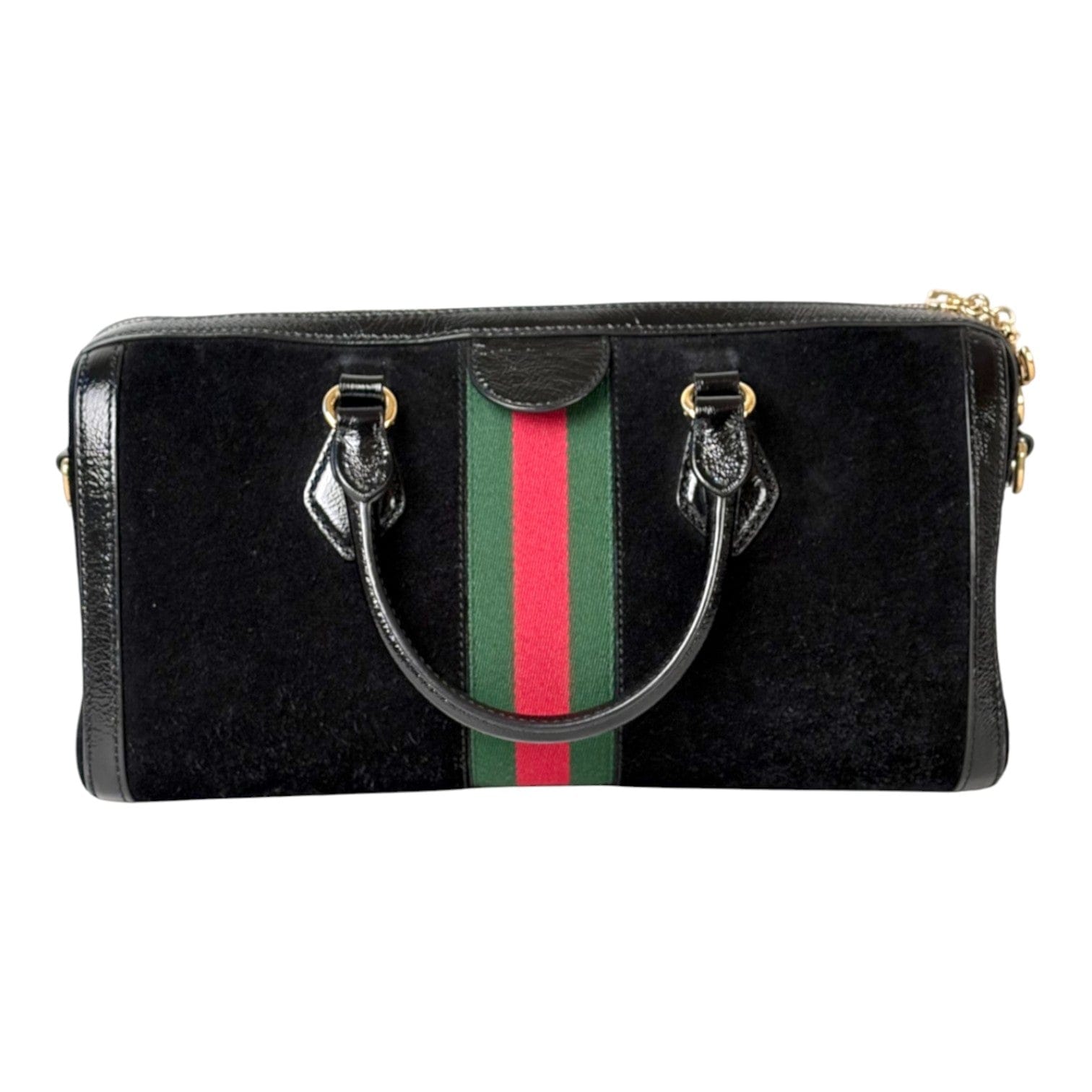 Gucci Gucci GG Medium Ophidia Suede Shoulder Bag