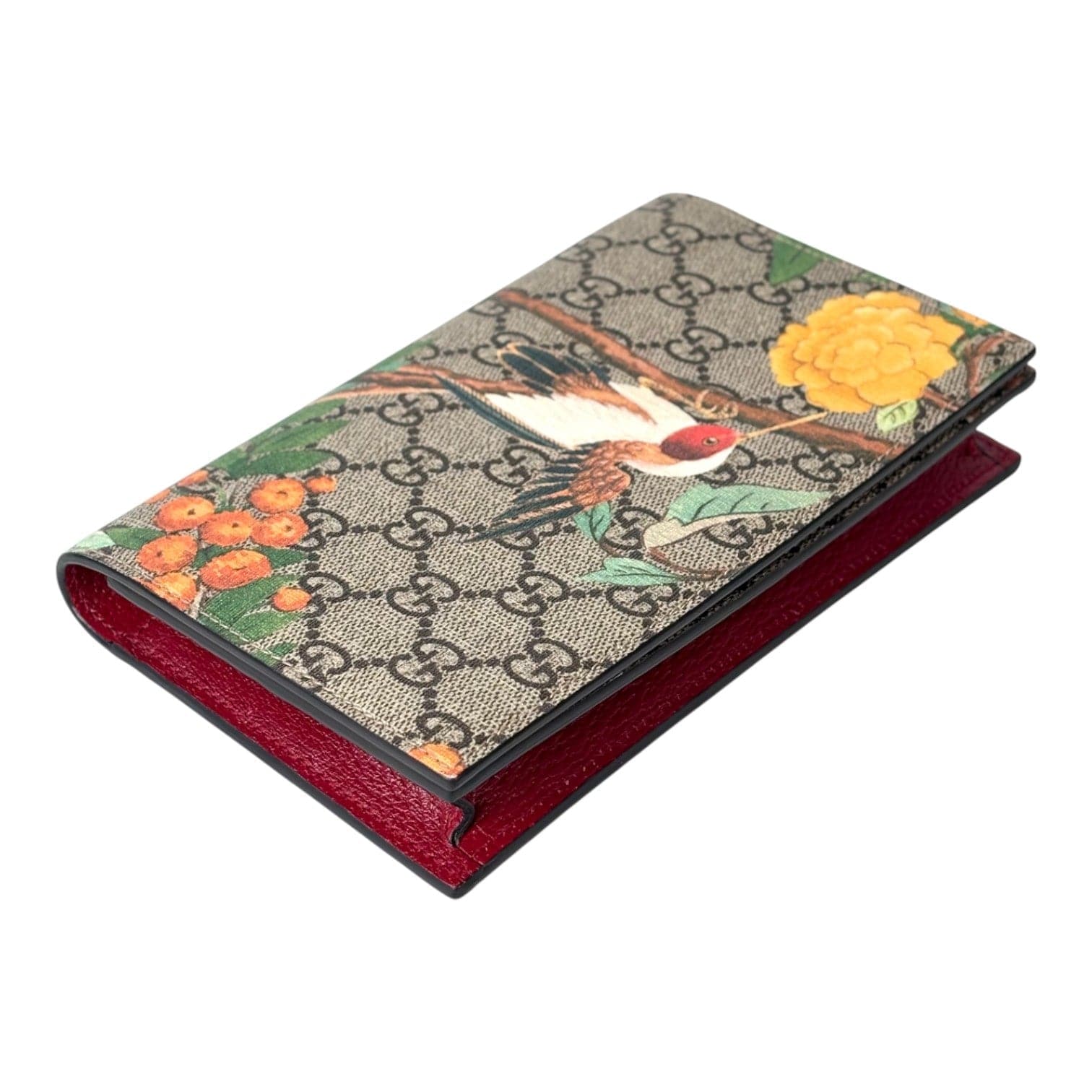 Gucci Gucci GG Supreme Monogram Tian Wallet On Chain