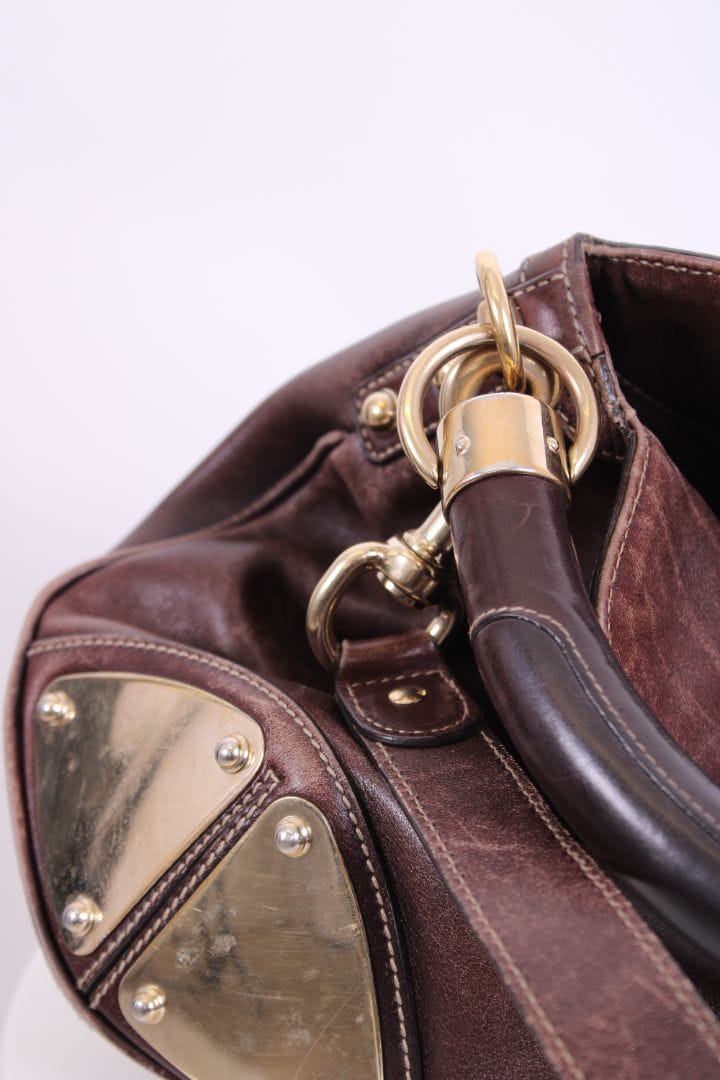 Gucci Gucci Indy Hobo Tassel Bag Brown