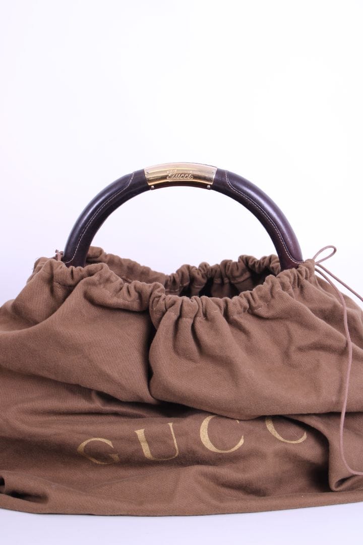 Gucci Gucci Indy Hobo Tassel Bag Brown