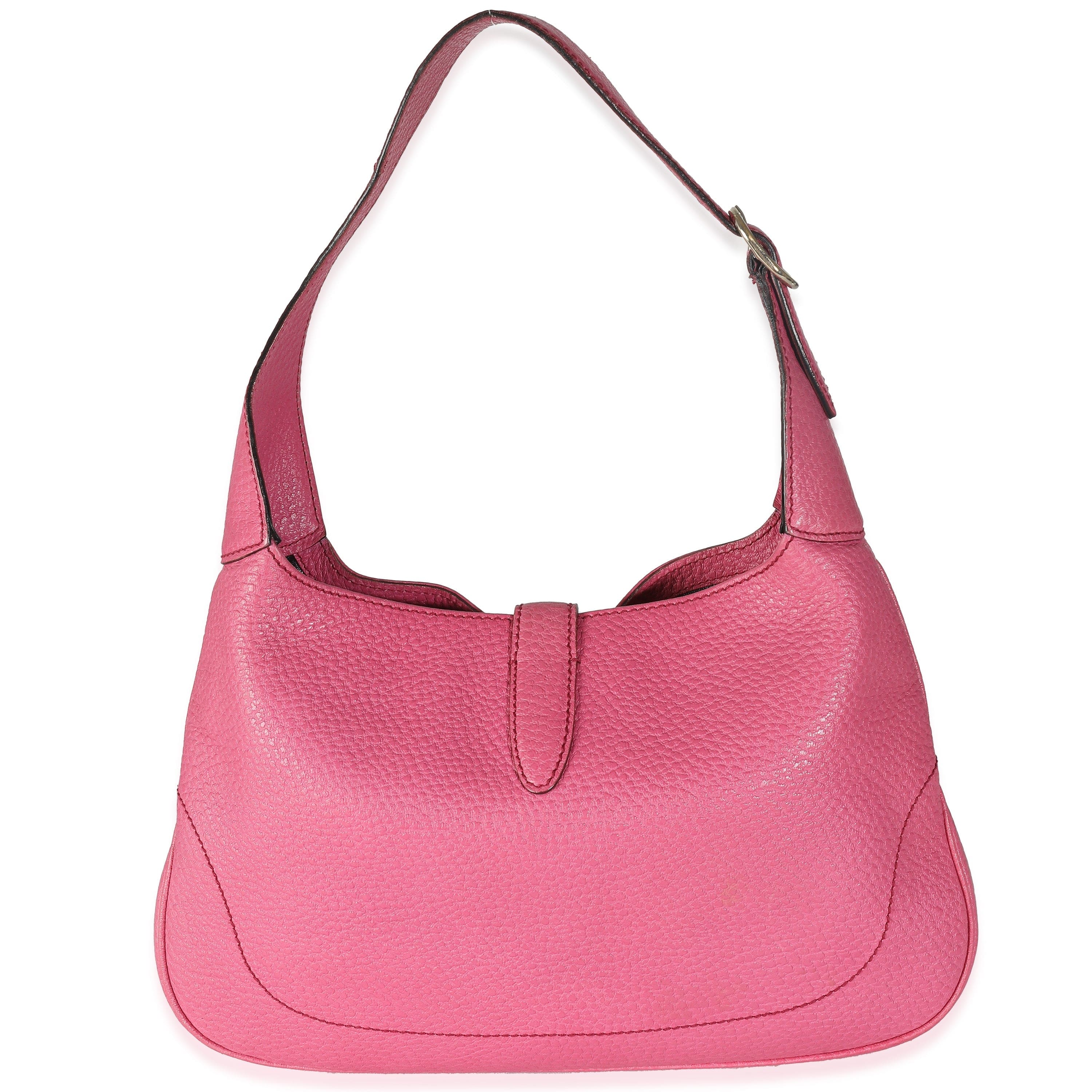 Gucci Gucci Pink Pebbled Leather Medium 1961 Jackie Hobo