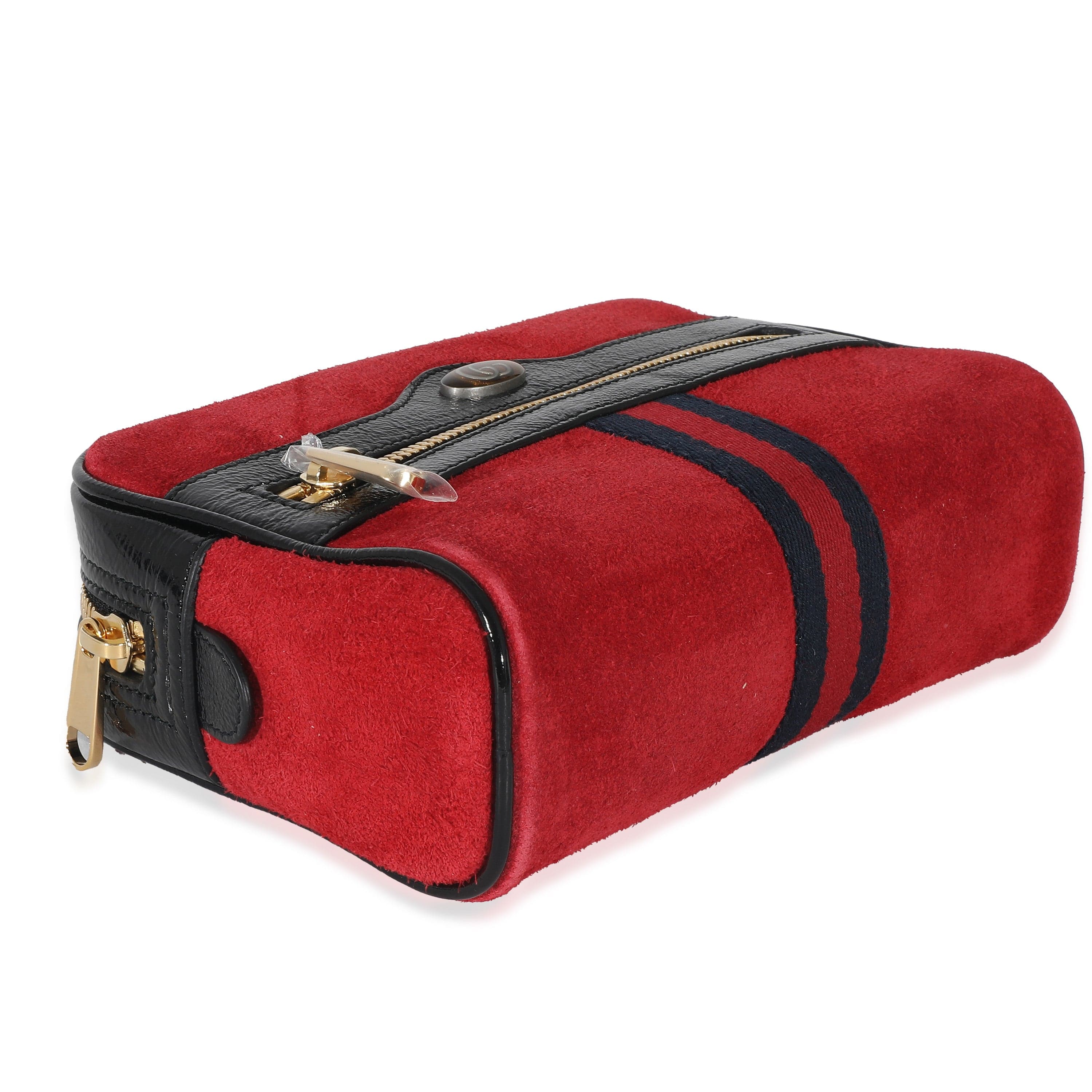 Gucci Gucci Red Suede Small Ophidia Belt Bag 85