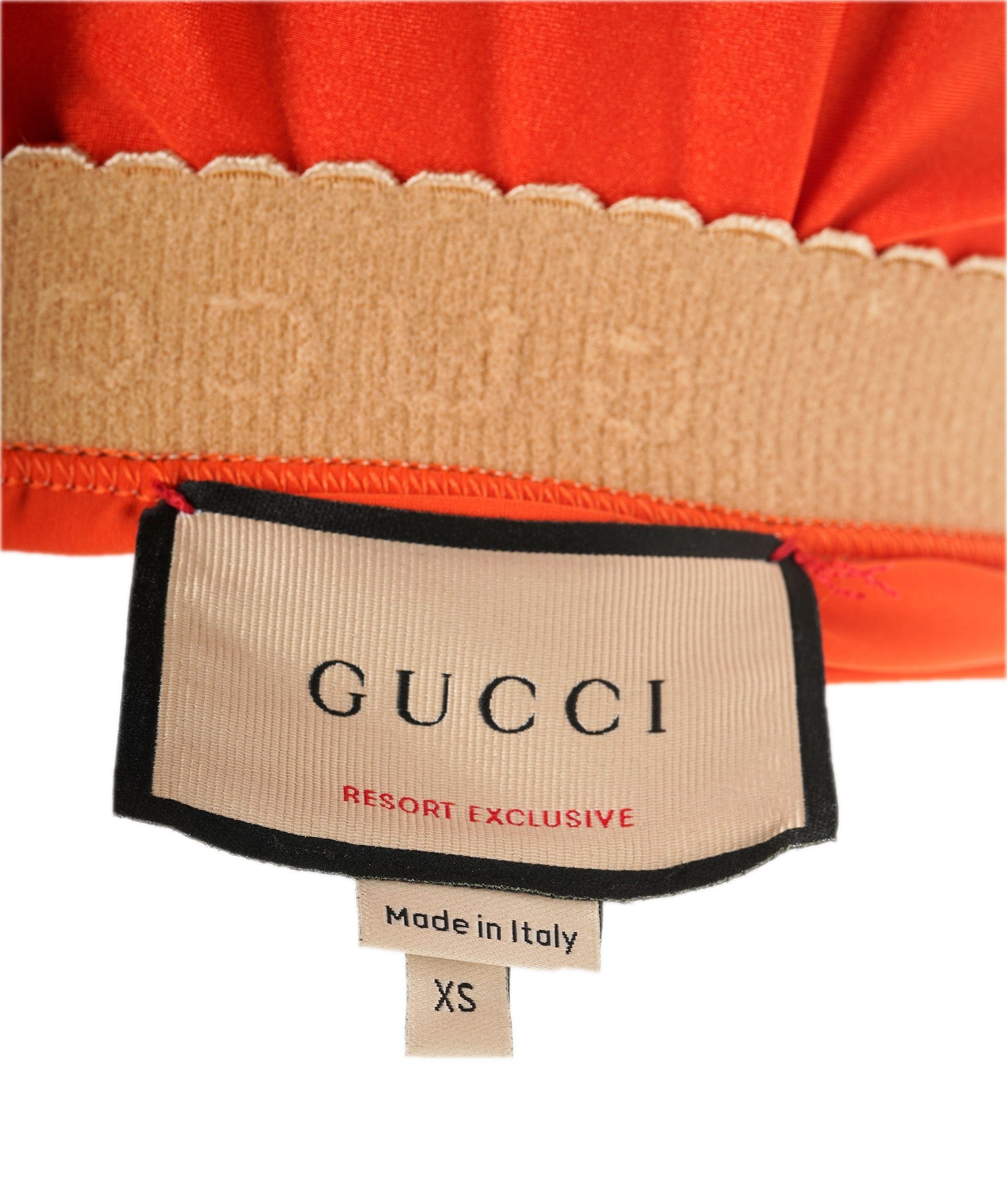 Gucci Gucci Orange Lycra Skirt  ALC1696