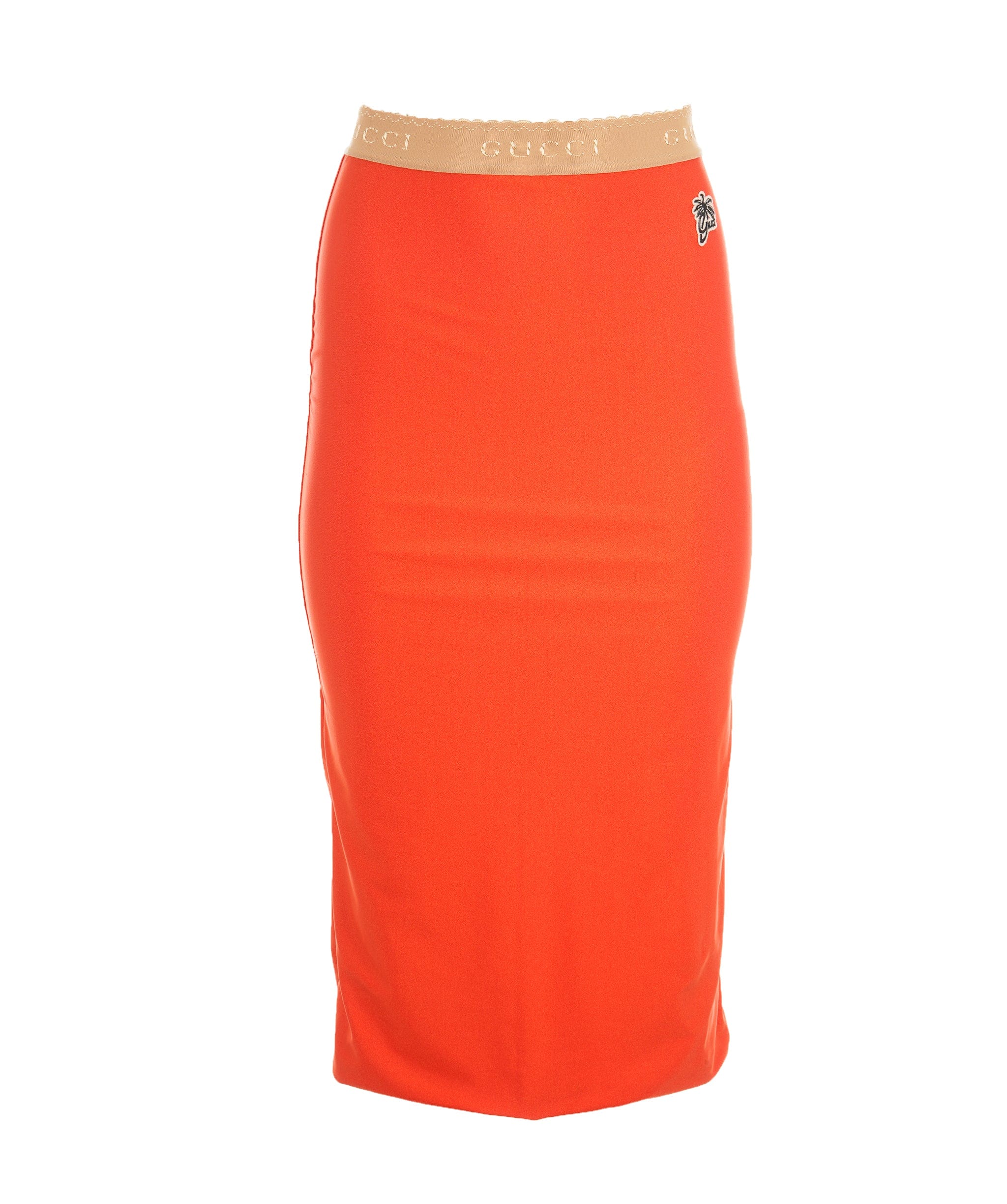 Gucci Gucci Orange Lycra Skirt  ALC1696