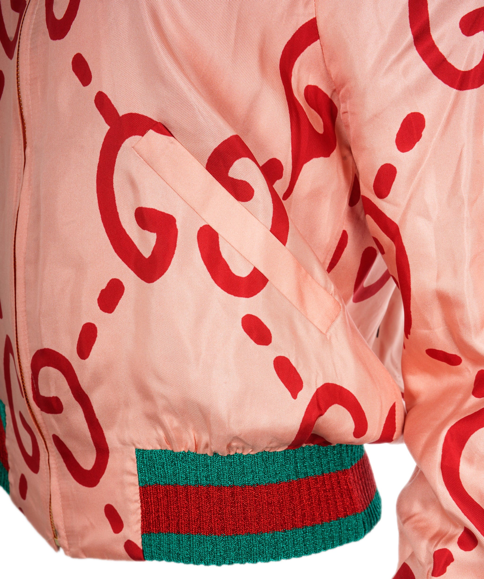 Gucci Gucci Red Pink GG Bomber  ALC1093