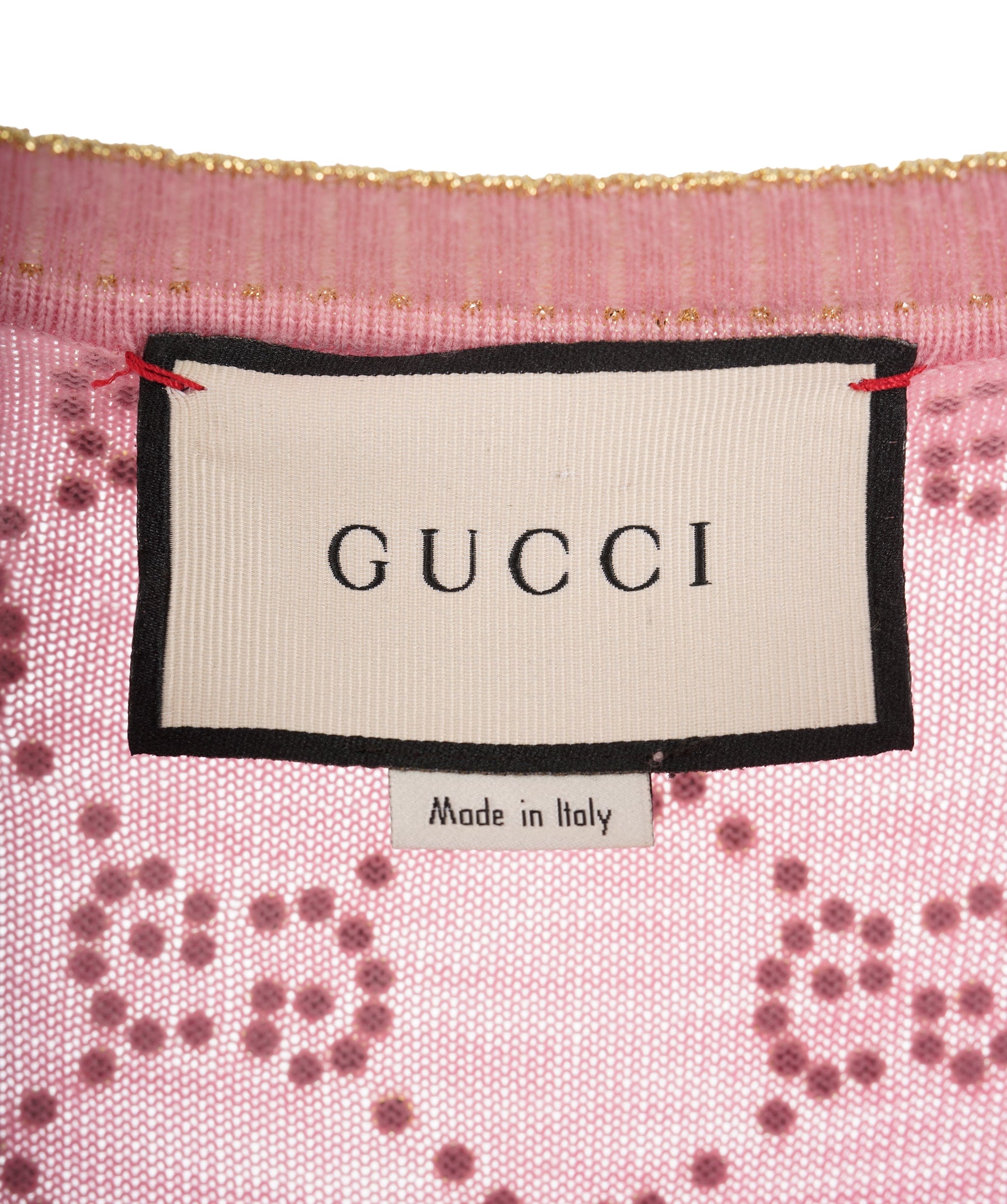 Gucci Gucci rhinestone sweatshirt cashmere blend pink  AVC2043