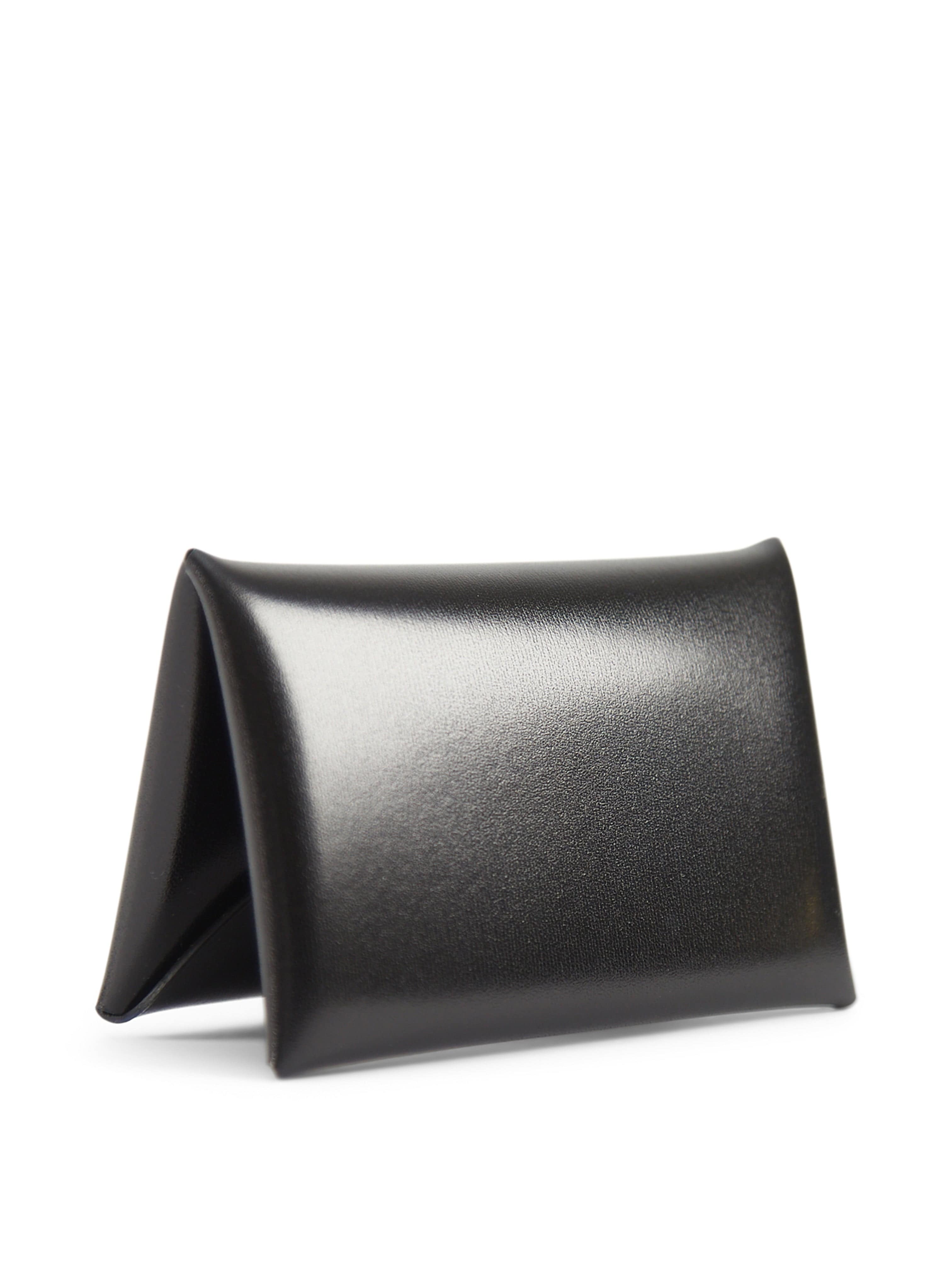 Hemrès HERMÈS CALVI CARD HOLDER BLACK Box Leather