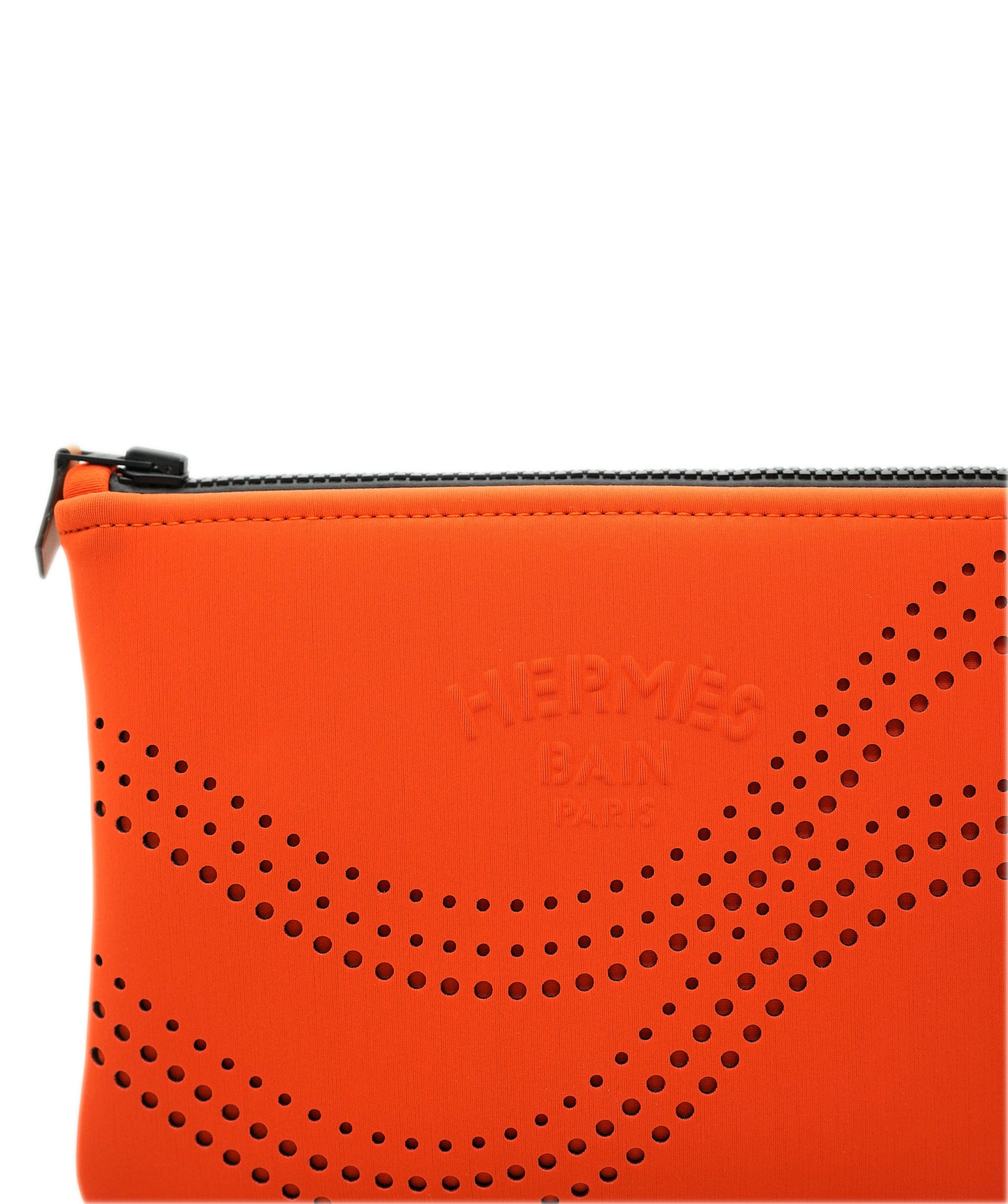 Hermès Hermes Bain Pouch orange  AVC2102