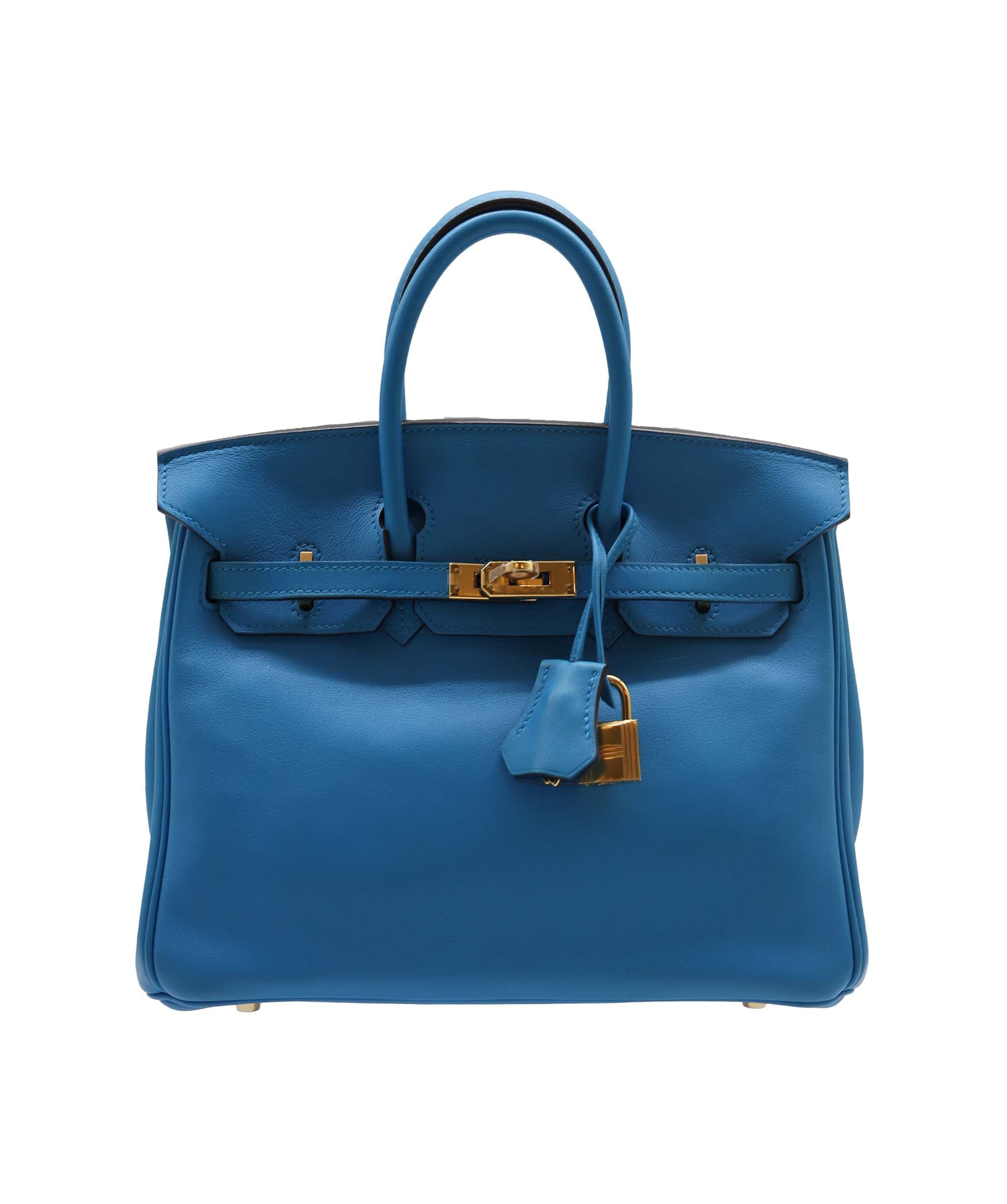 Hermès HERMES BIRKIN25 SWIFT blue A - DXBS2735