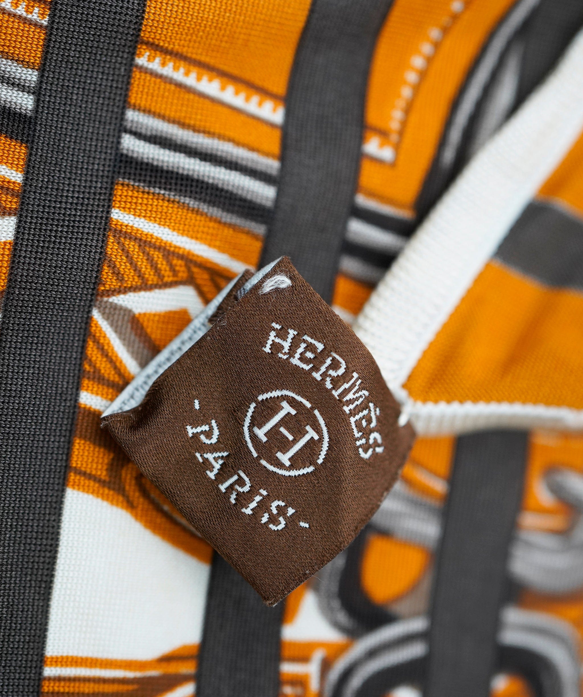 Hermès Hermes brides de gala forever stripe 90 scarf  ABL0014