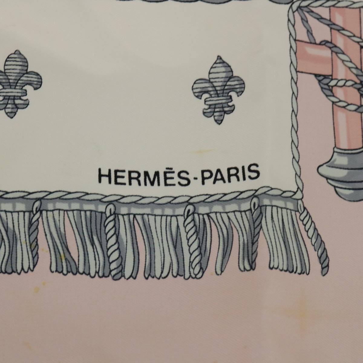 Hermès HERMES Carre 90 VUE DU CARROSSE DE LA
 GALERE LA REALE Scarf Silk Auth am4908 DXBS0630