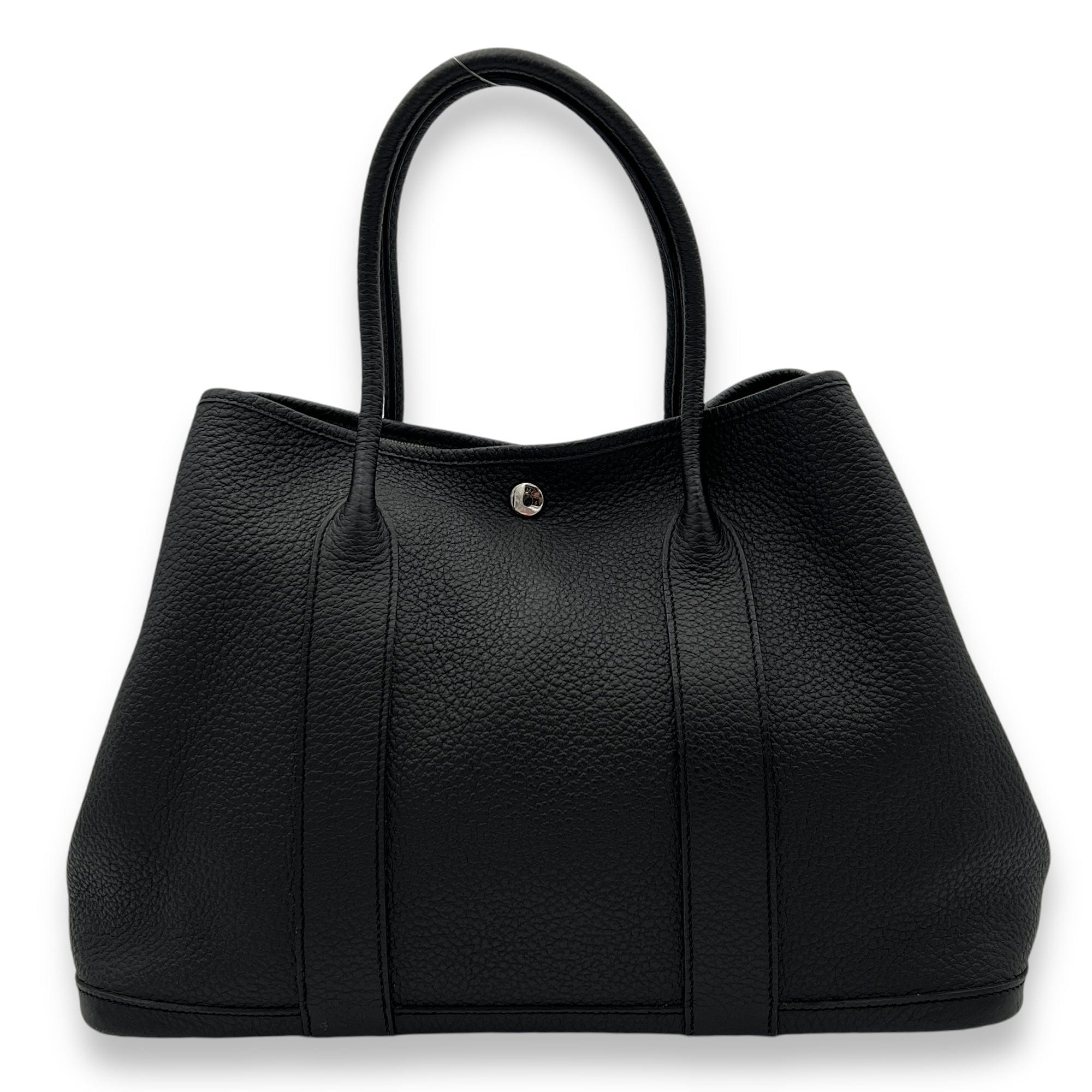 Hermès Hermès Garden Party 36 Noir in Clemence, Palladium hardware S2409-001434CH