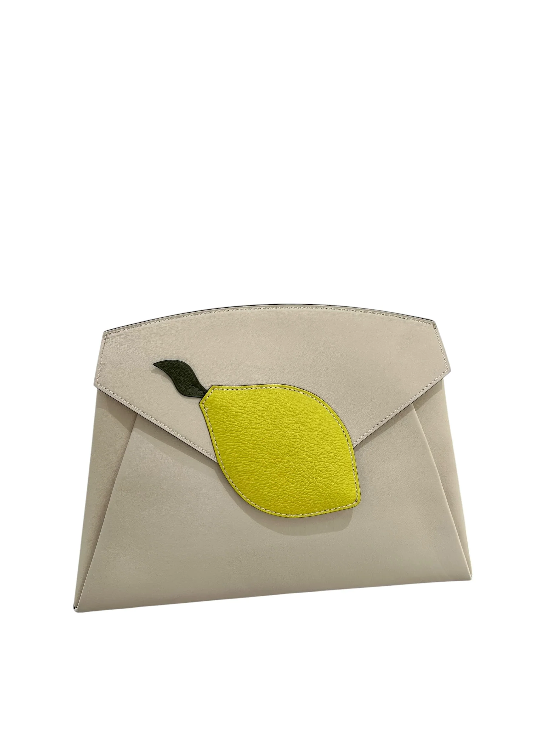 Hermès Hermes Hermail Tutti-Frutti Citron Bag Swift/Chevre Craie/Lime PHW #X 2016 - DB, Raincoat SKCH4163