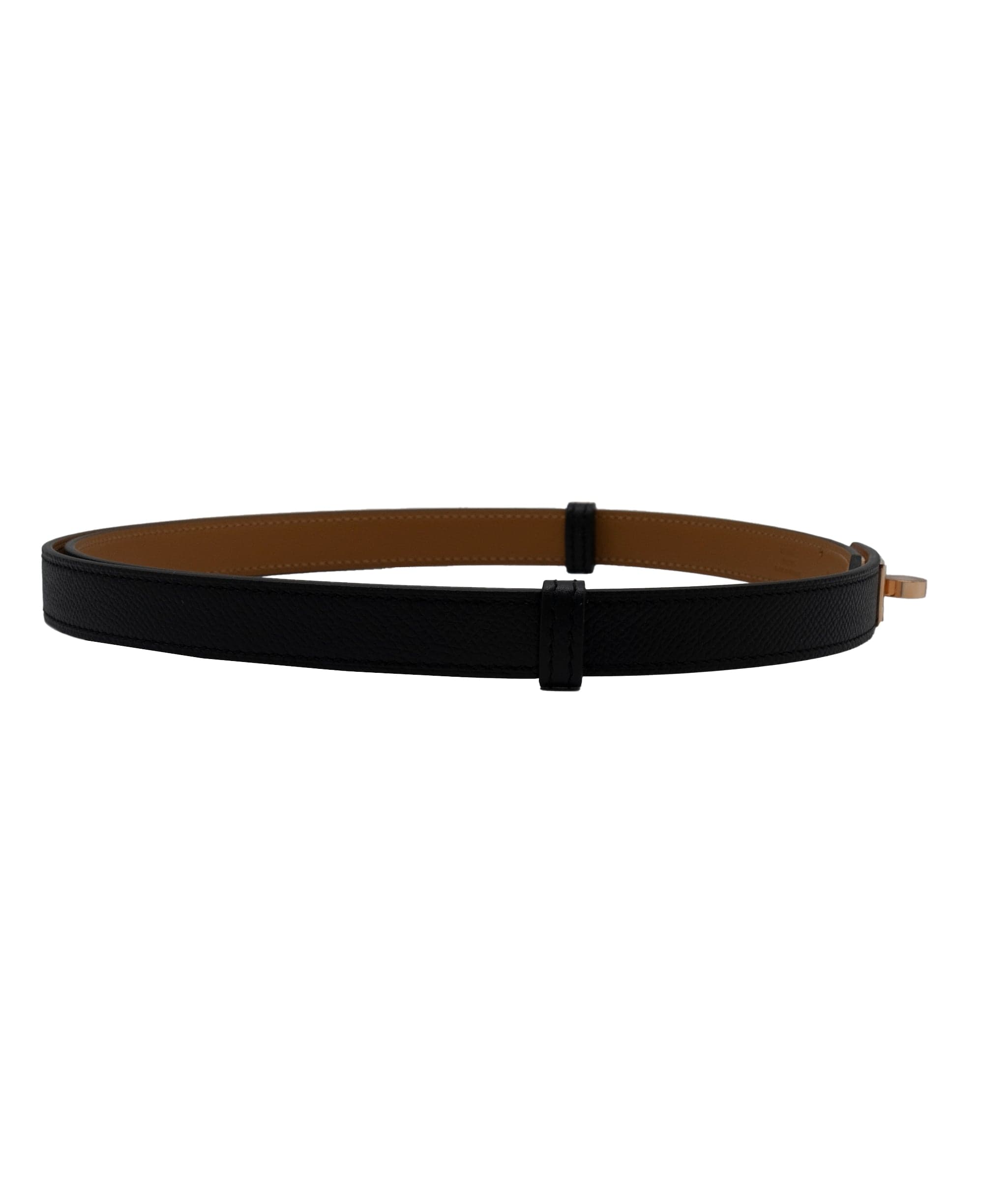 Hermès Hermes Kelly Belt Black RGHW