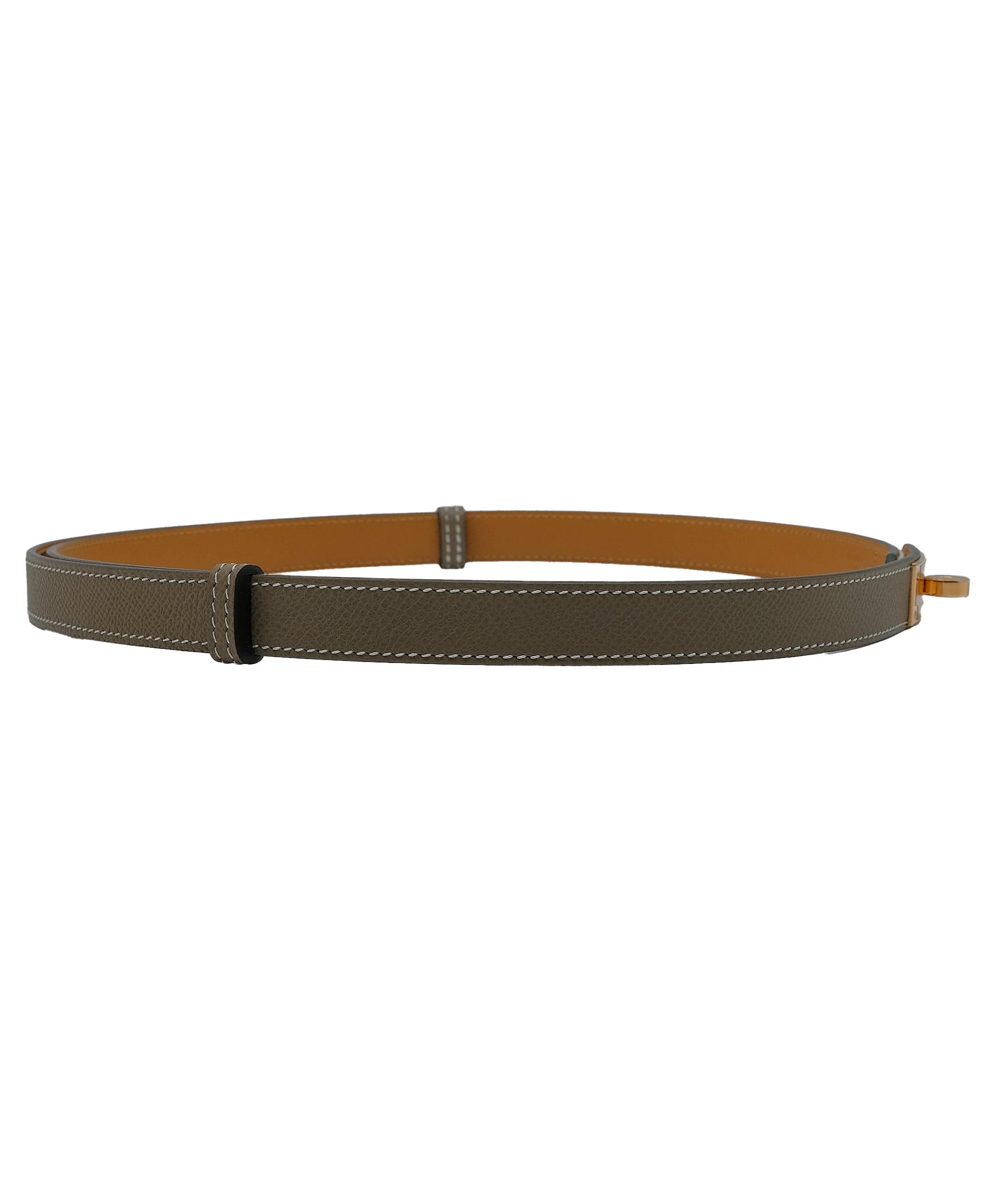 Hermès Hermes Kelly Belt Etoupe RGHW RJC3041