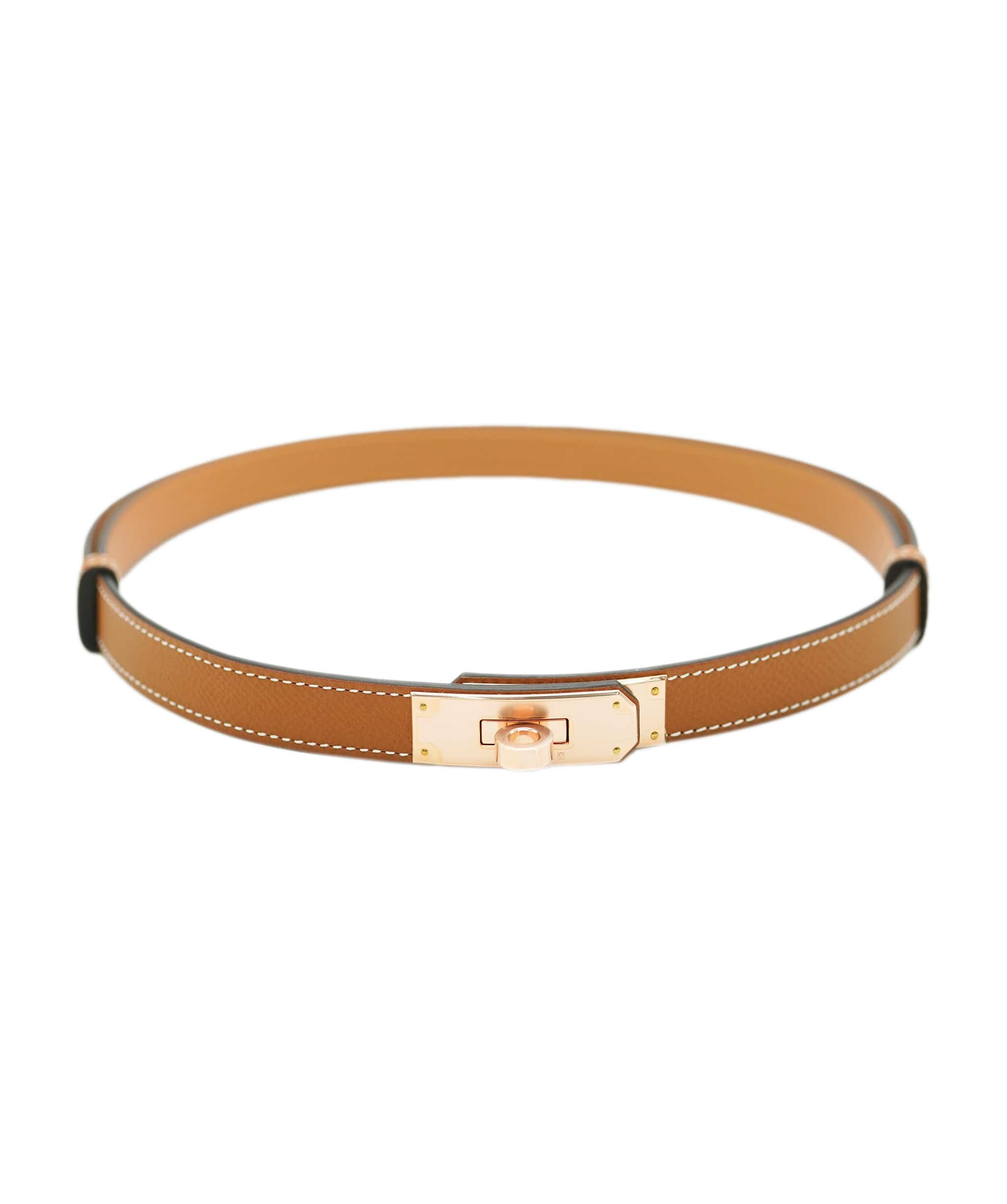 Hermès Hermès Kelly Belt Gold Epsom RGHW SKL1738