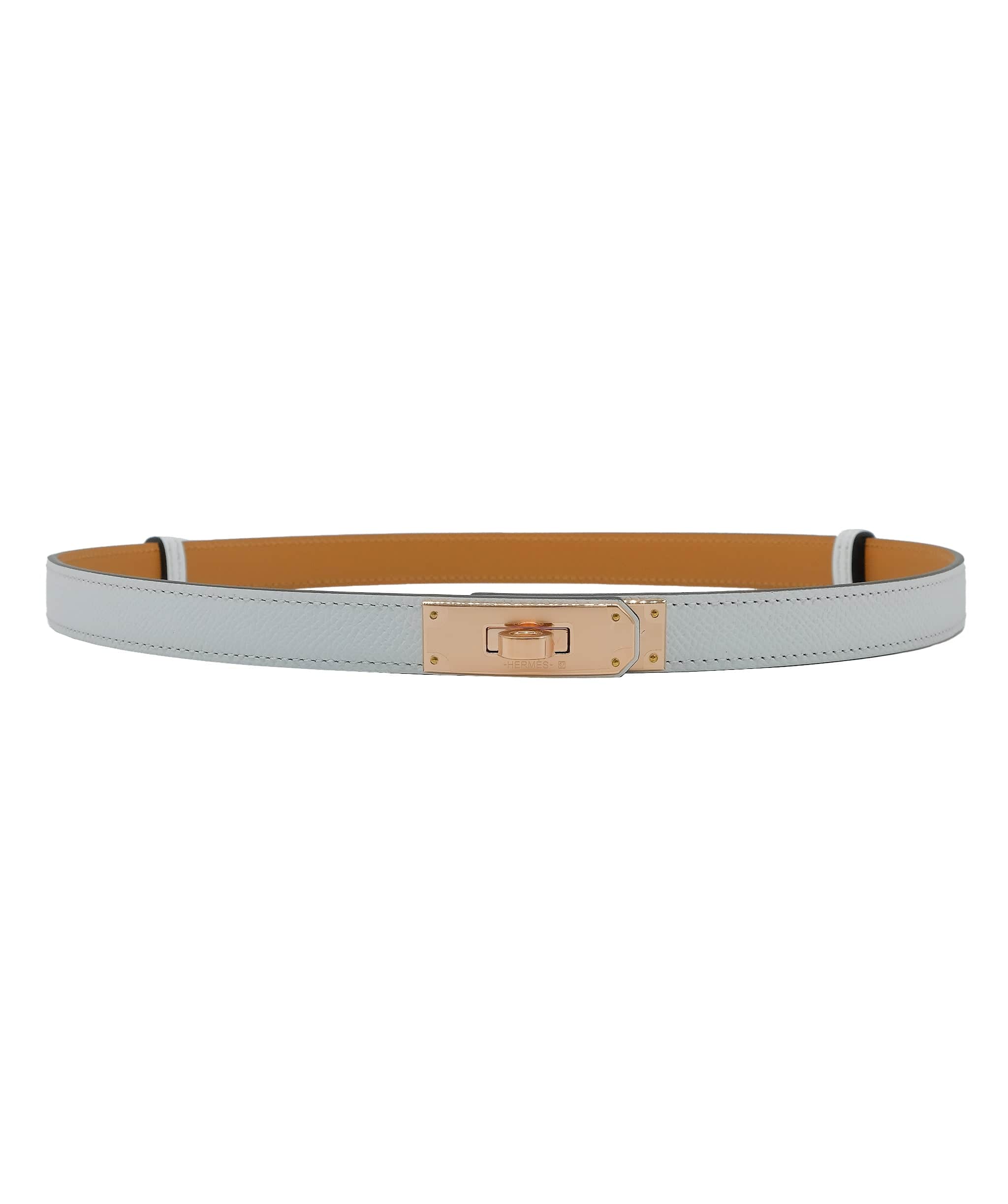 Hermès Hermes Kelly Belt White with RGHW RJC3135