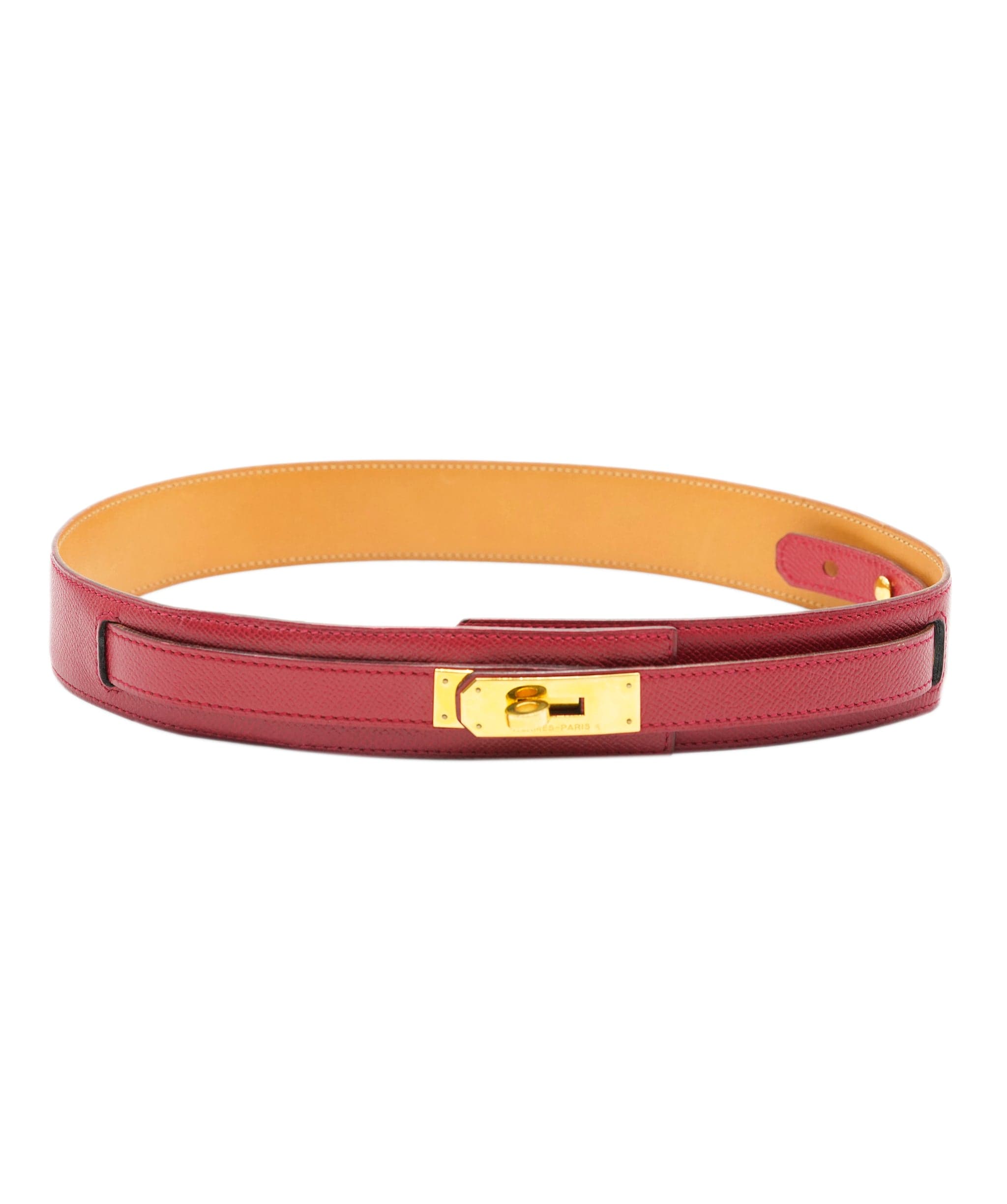 Hermès Hermes Kelly Red belt With GHW  ALC1232