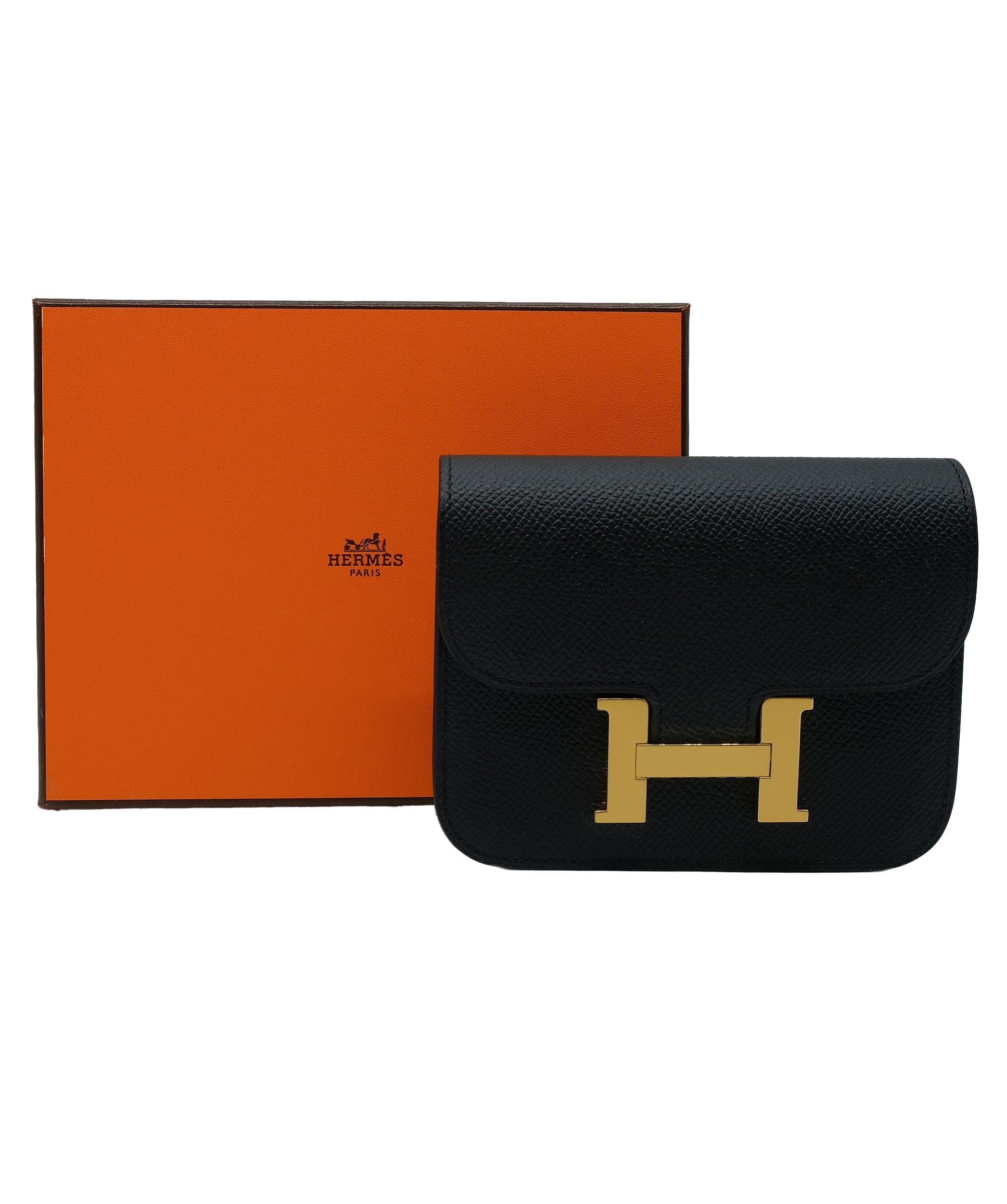 Hermès Hermes Slim Constance Black GHW Epsom Leather RJC3019