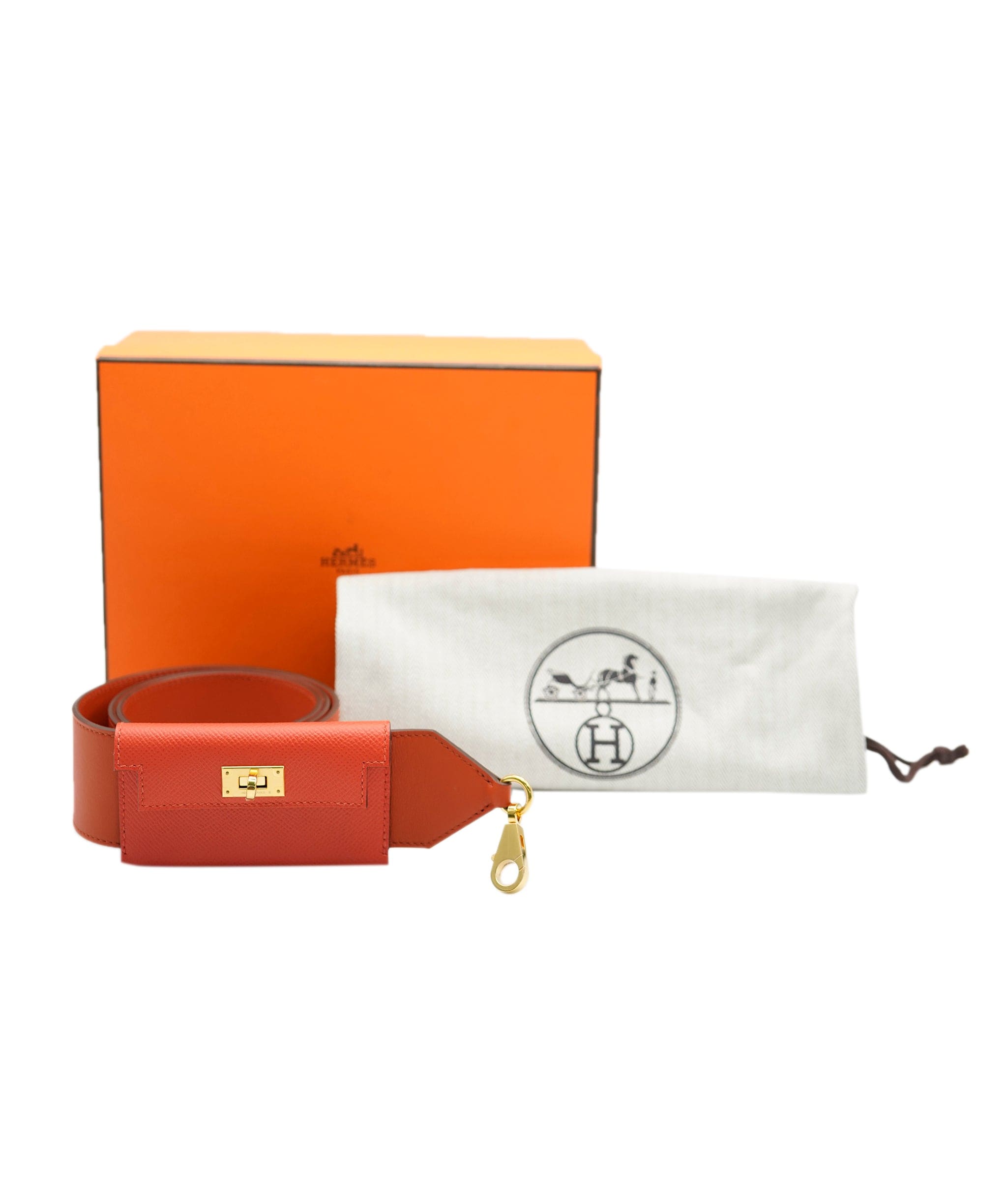 Hermès Hermes Capucines Epsom Terry Battle Swift Kelly Pocket Bag Strap ASC2073