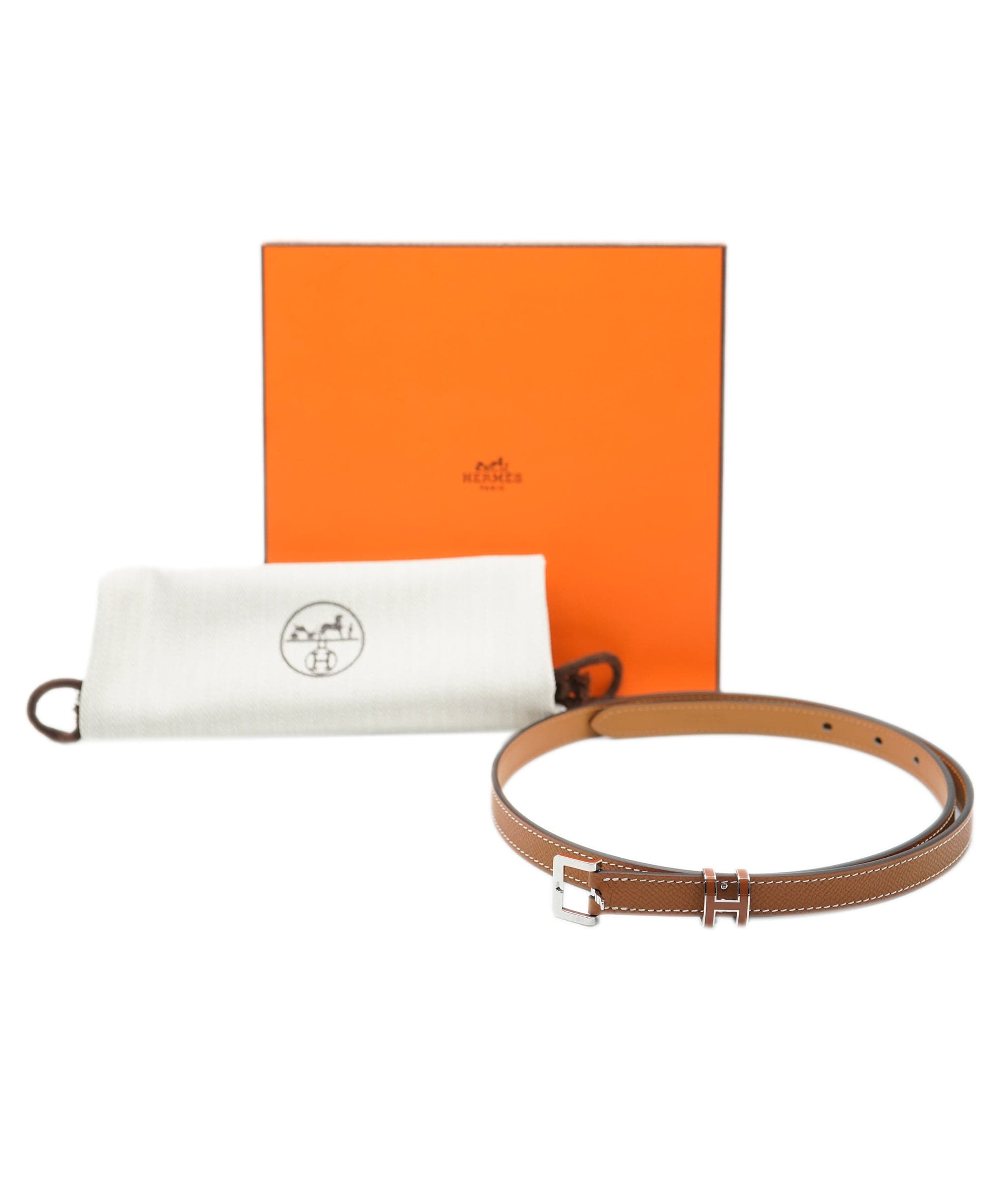 Hermès Hermès Ceinture Pop H 15 Epsom Gold PHW ASL9865