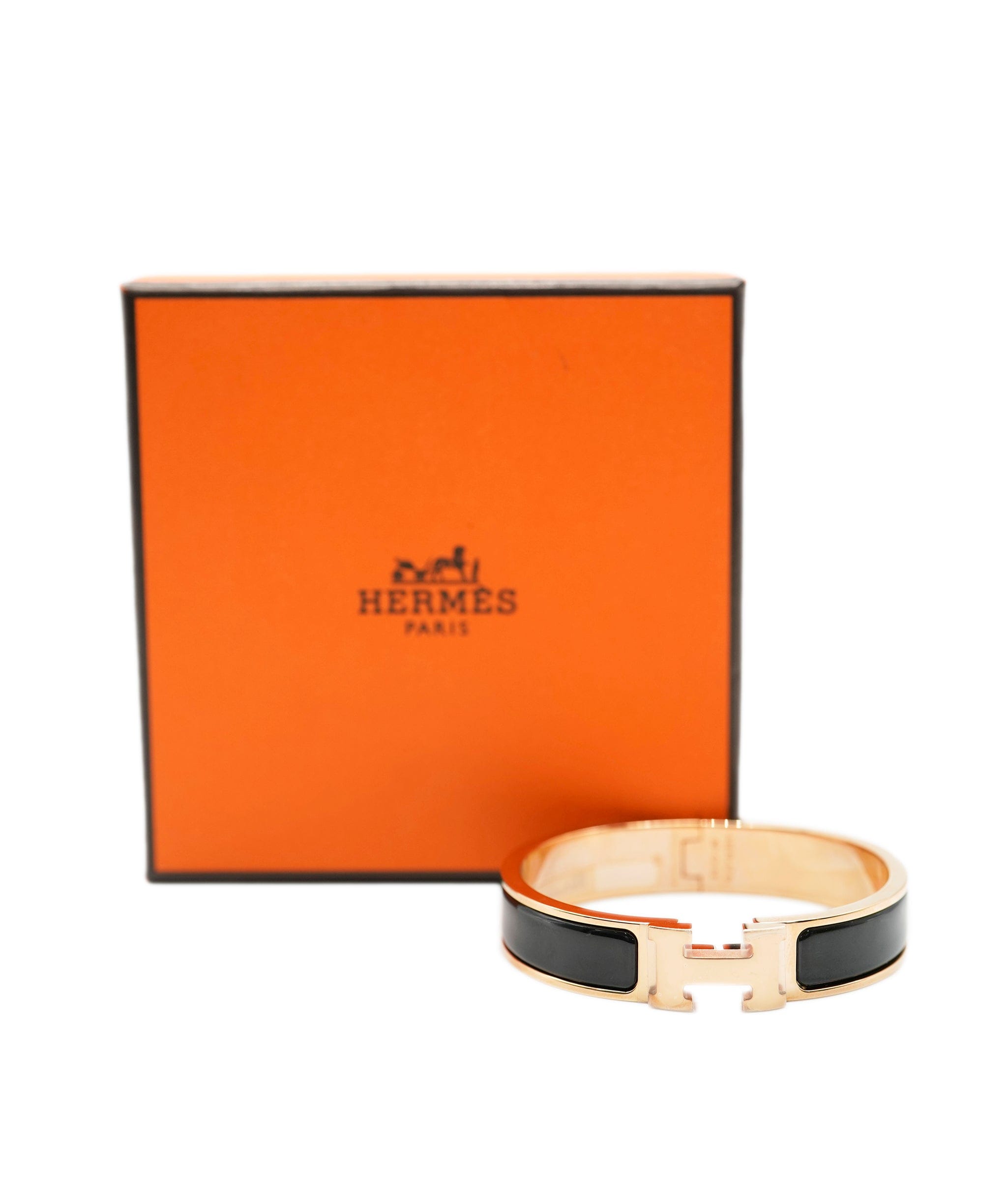 Hermès Hermès Clic Clac Rose Gold PM Black ASL7088