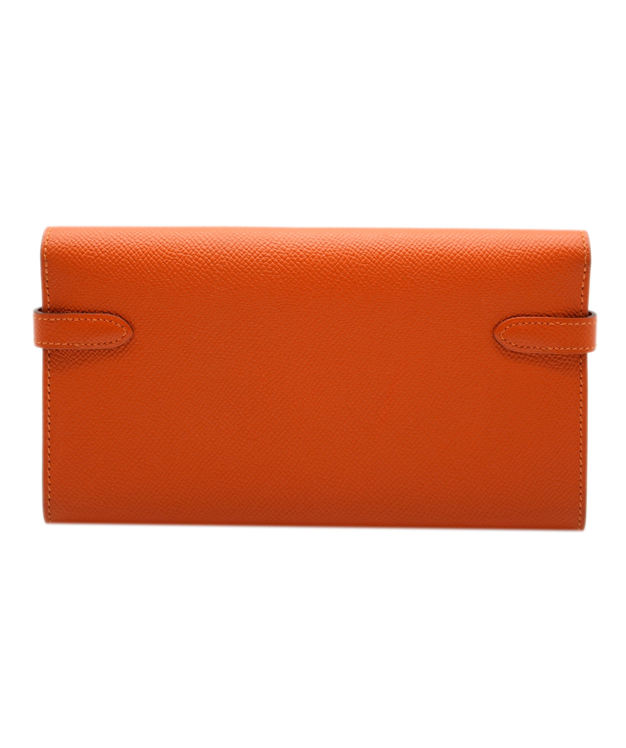 Hermès Hermes kelly wallet orange epsom  AVL1172