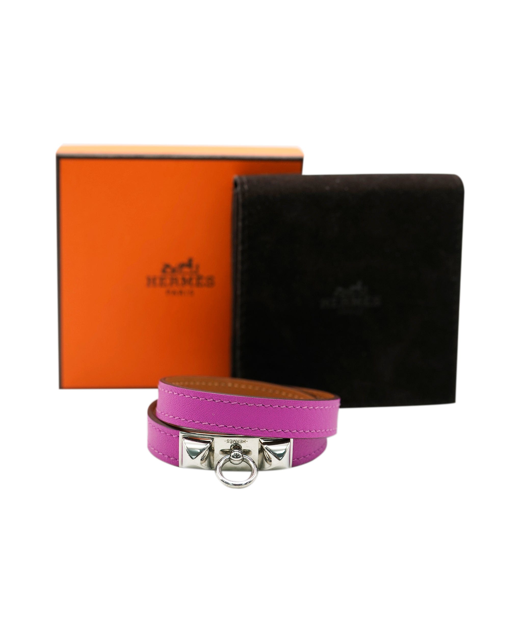 Hermès Hermes magnolia leather cdc bracelet AVL1183