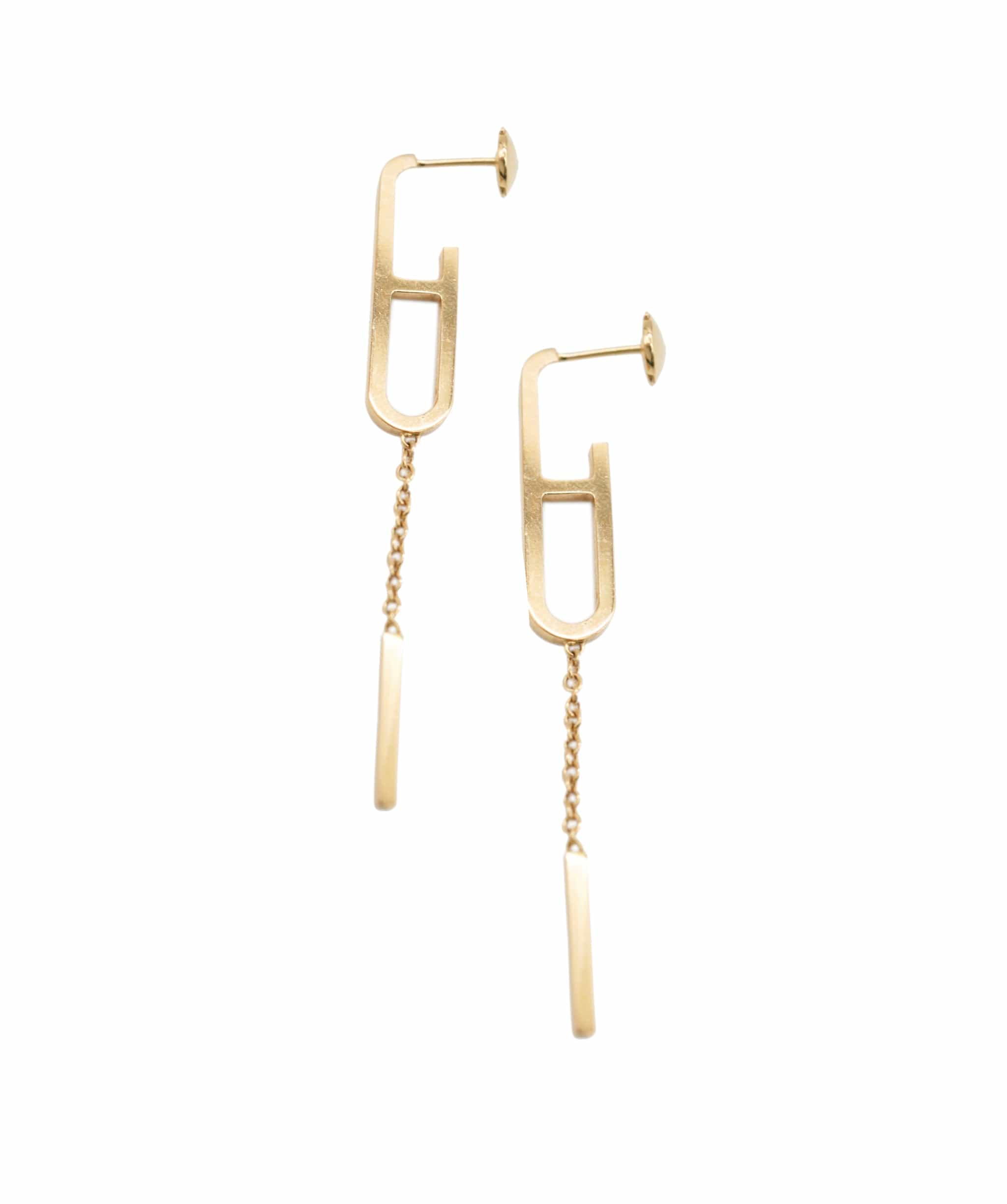 Hermès Hermes Rose Gold Earrings