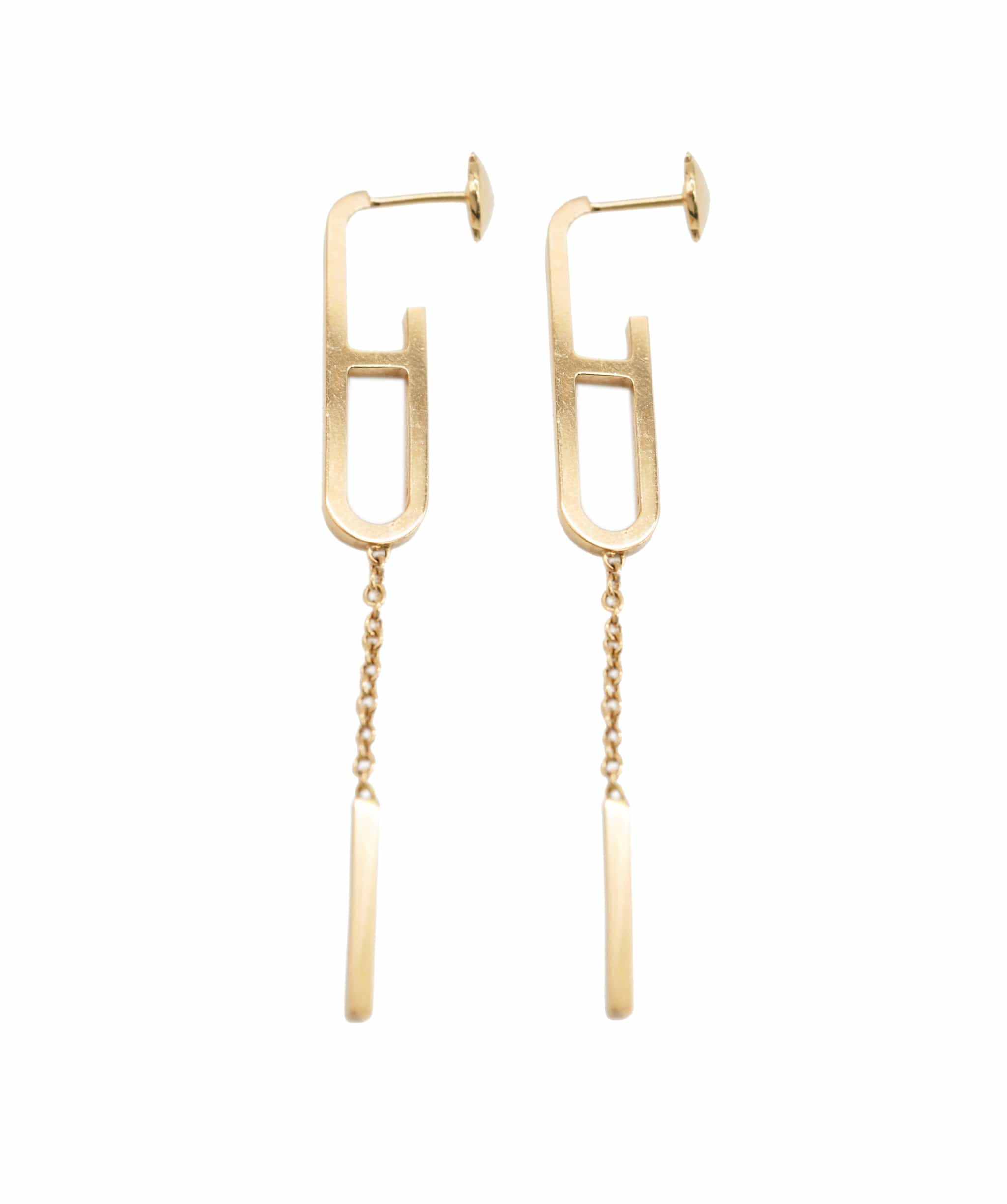 Hermès Hermes Rose Gold Earrings