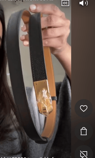 Hermès kelly belt black and gold ALC3898