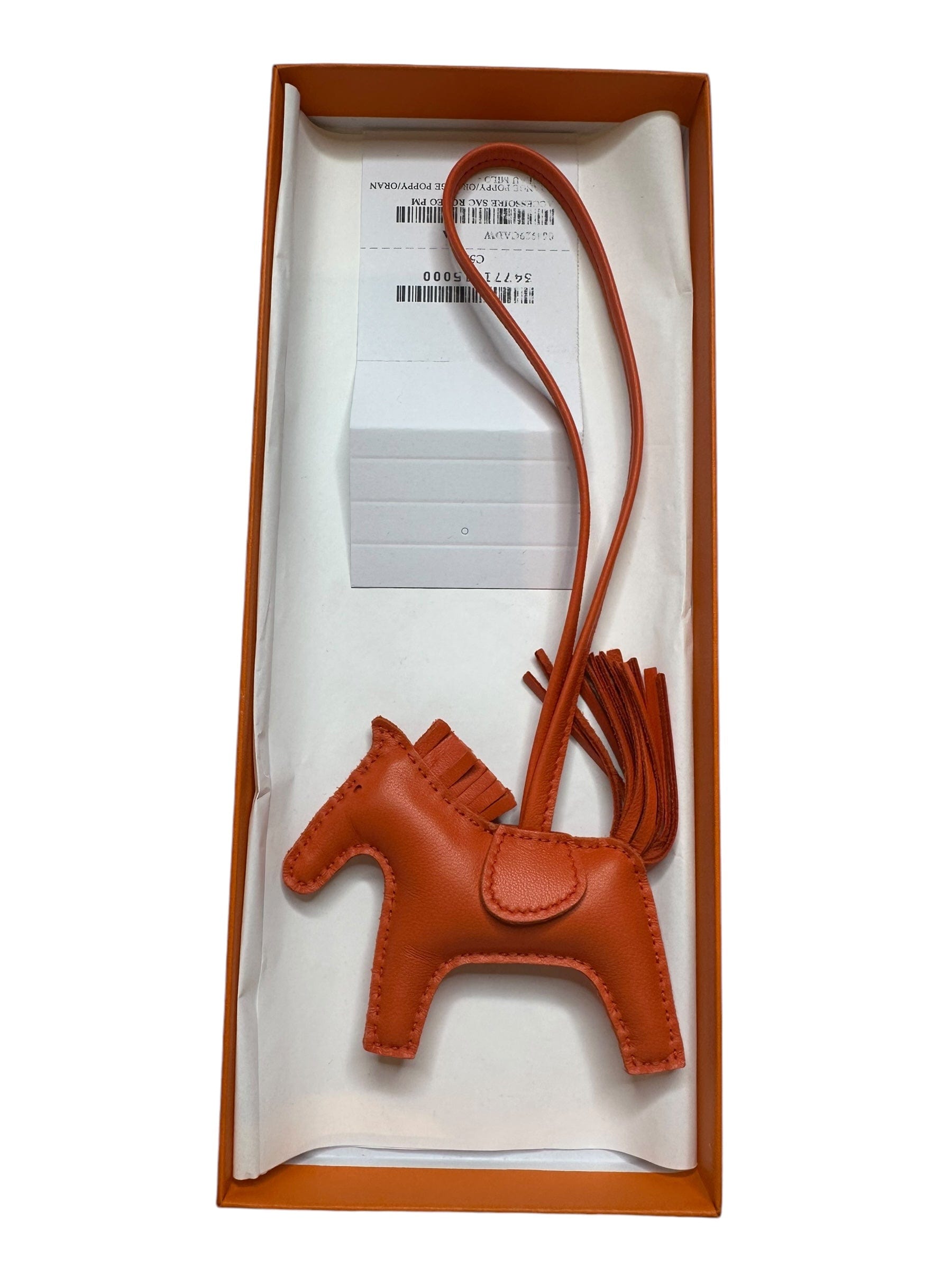 Hermes Hermes Rodeo PM - Orange Poppy New in Box