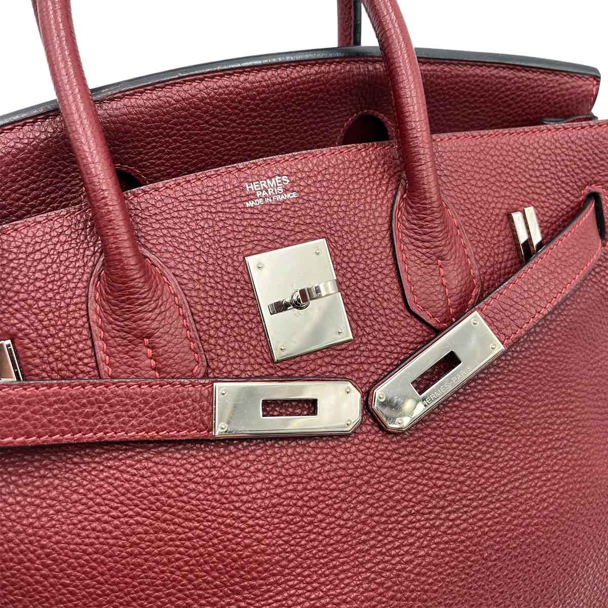 Hermès *AUCTION* Hermès Birkin 30 Rouge H PHW #i 90234217