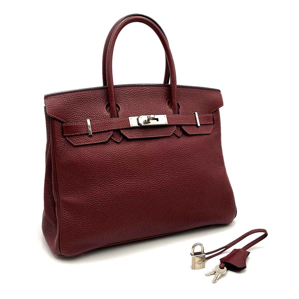 Hermès *AUCTION* Hermès Birkin 30 Rouge H PHW #i 90234217