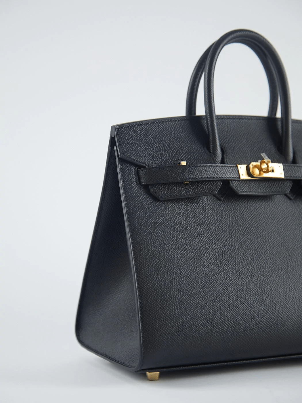 Hermès HERMÈS BIRKIN 25CM BLACK Epsom Leather with Gold Hardware