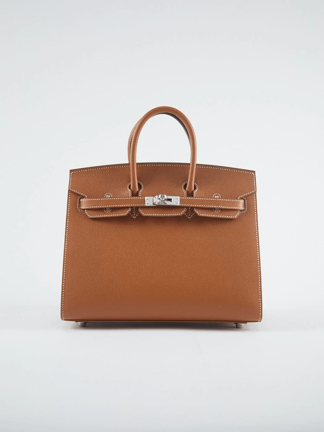 Hermès HERMÈS BIRKIN 25CM GOLD Epsom Leather with Palladium Hardware