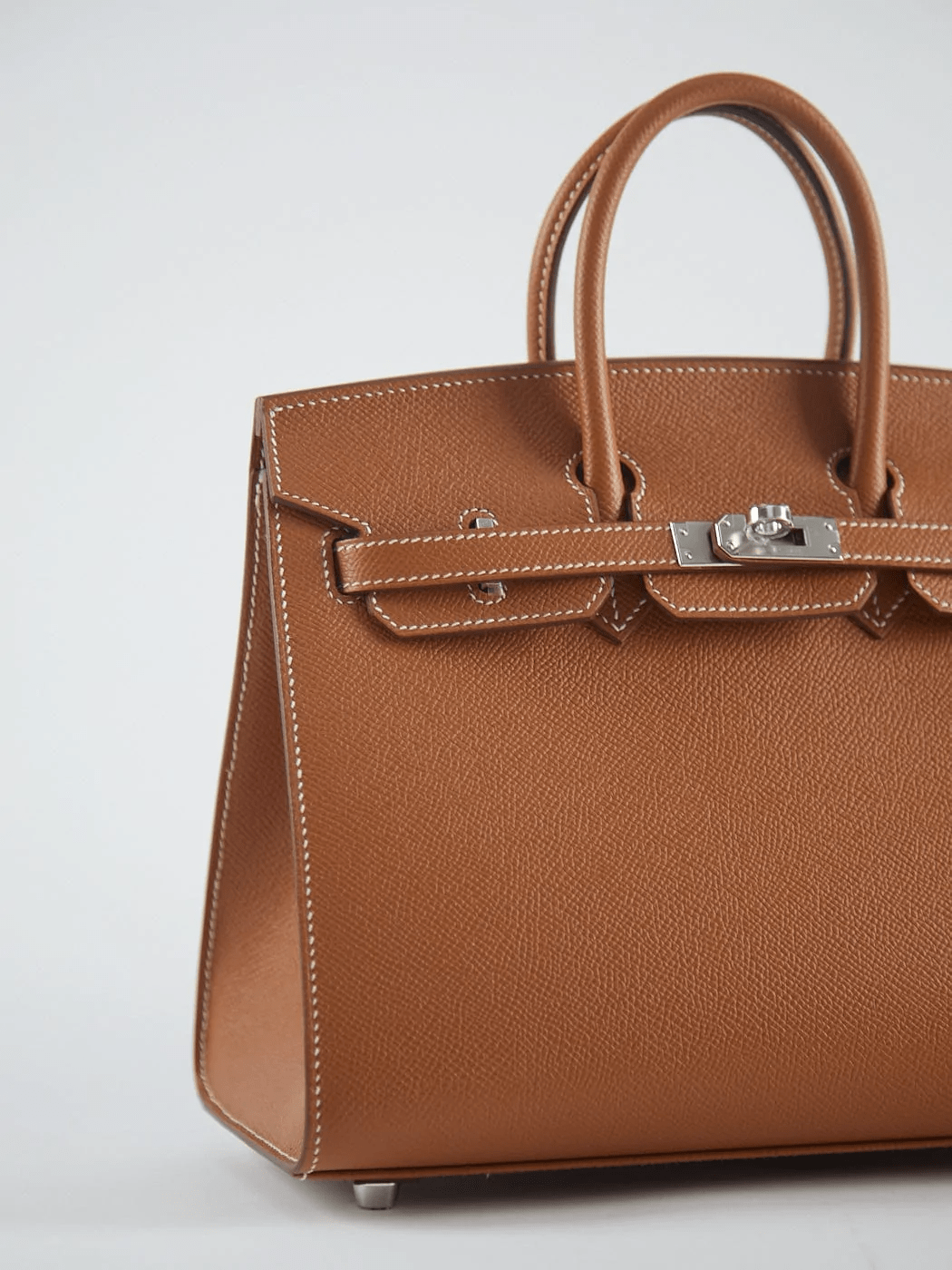 Hermès HERMÈS BIRKIN 25CM GOLD Epsom Leather with Palladium Hardware