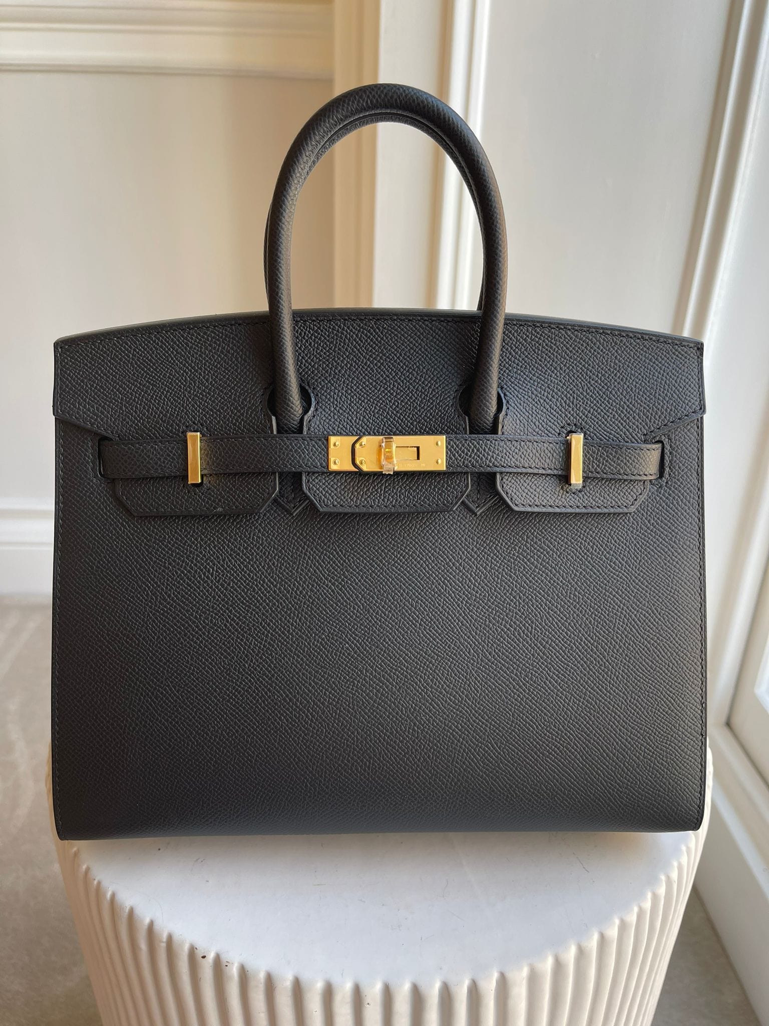 Hermès HERMÈS BIRKIN 30CM BLACK Epsom Leather with Gold Hardware