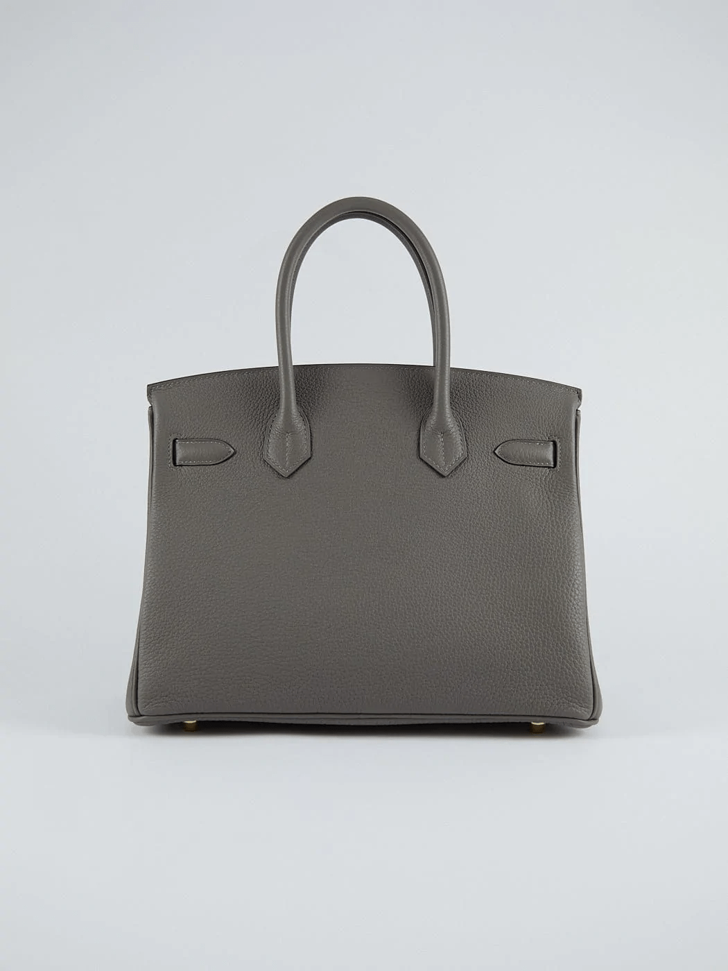 Hermès HERMÈS BIRKIN 30CM GRIS MEYER Togo Leather with Gold Hardware