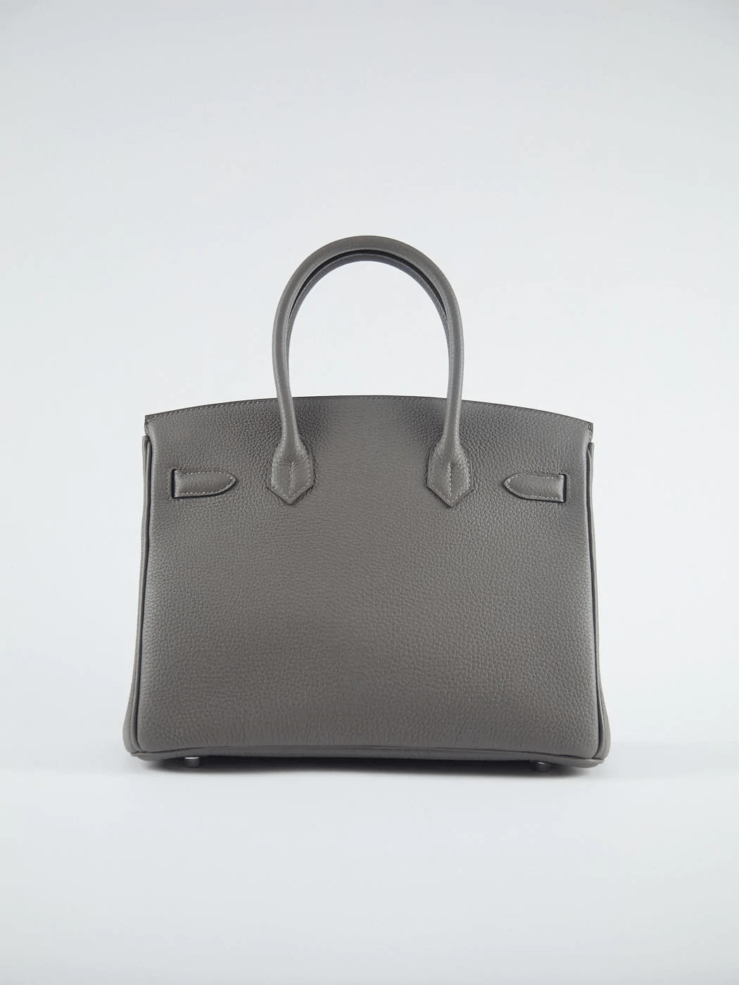 Hermès HERMÈS BIRKIN 30CM GRIS MEYER Togo Leather with Palladium Hardware