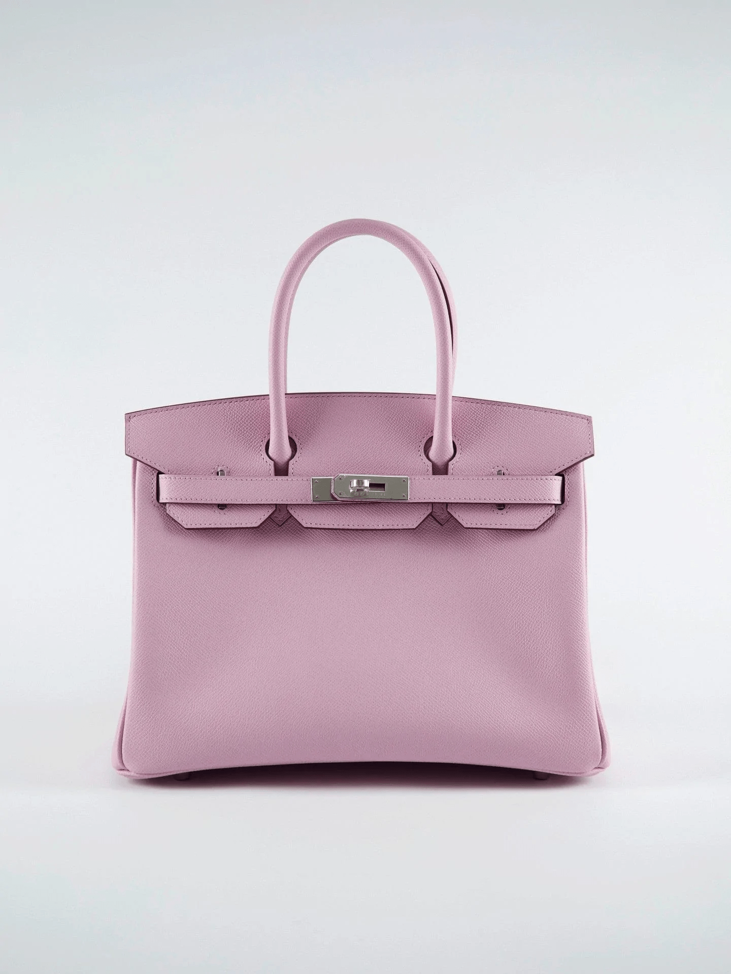 Hermès HERMÈS BIRKIN 30CM MAUVE SYLVESTER Epsom Leather with Palladium Hardware