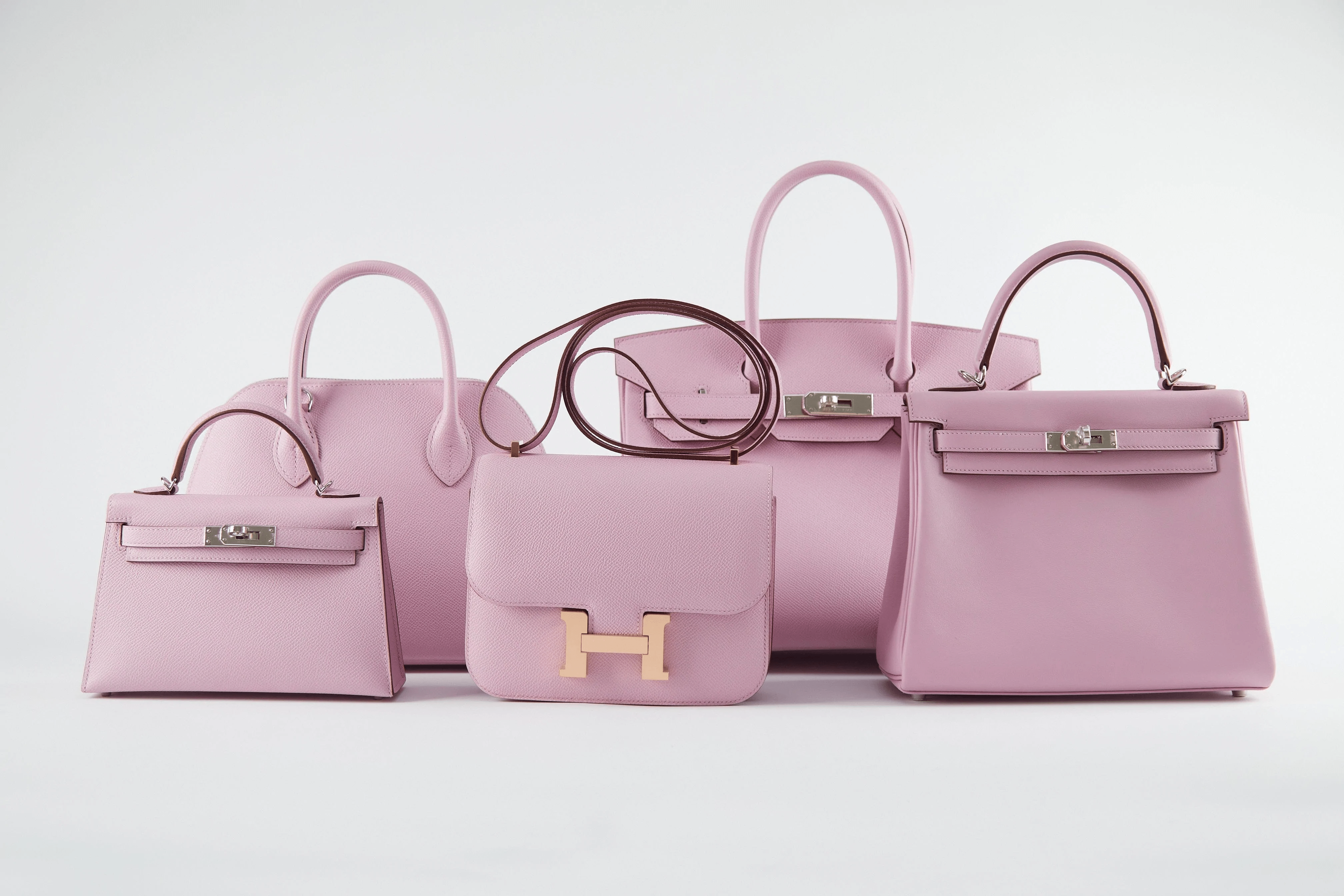 Hermès HERMÈS BIRKIN 30CM MAUVE SYLVESTER Epsom Leather with Palladium Hardware