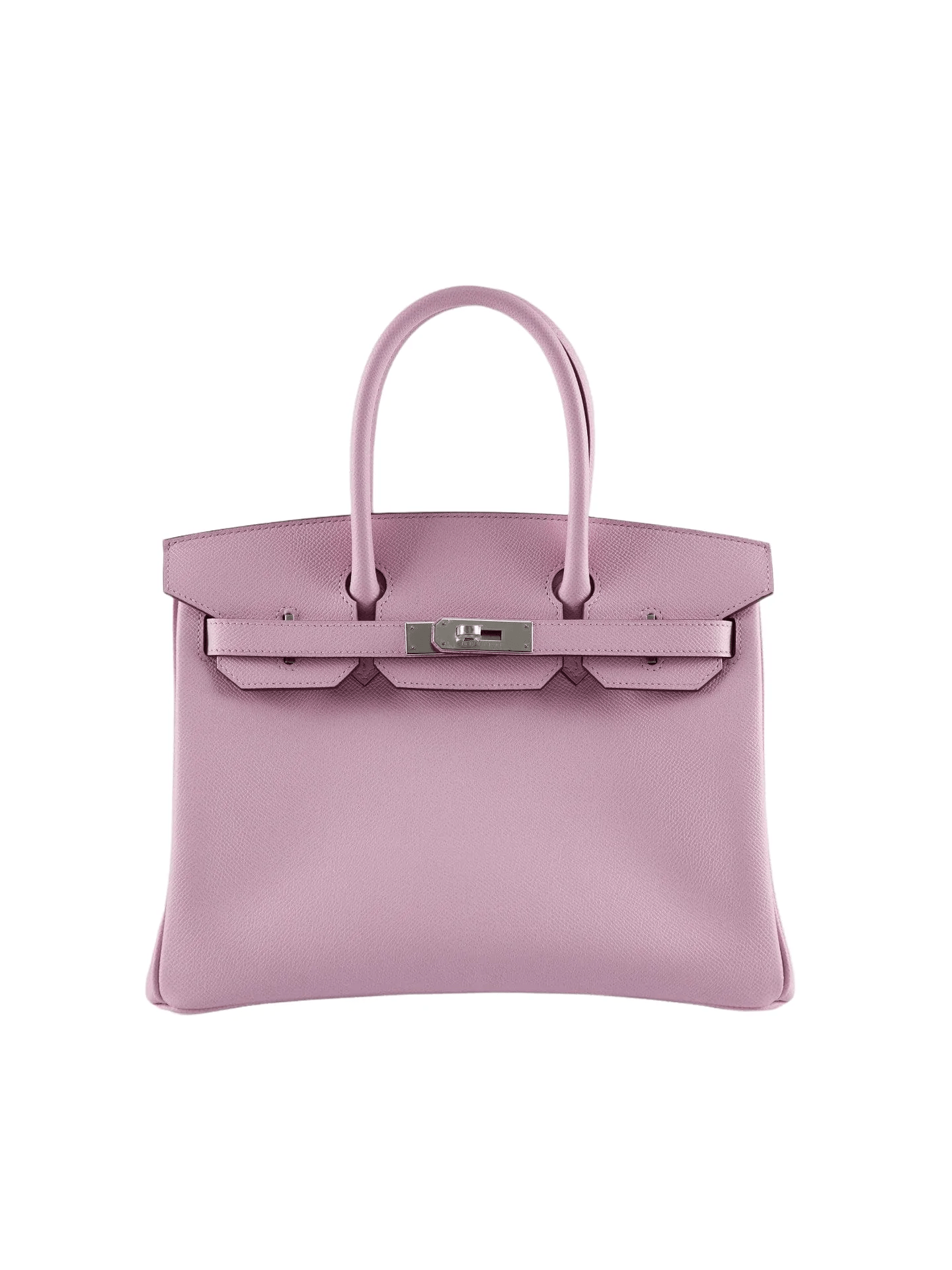 Hermès HERMÈS BIRKIN 30CM MAUVE SYLVESTER Epsom Leather with Palladium Hardware