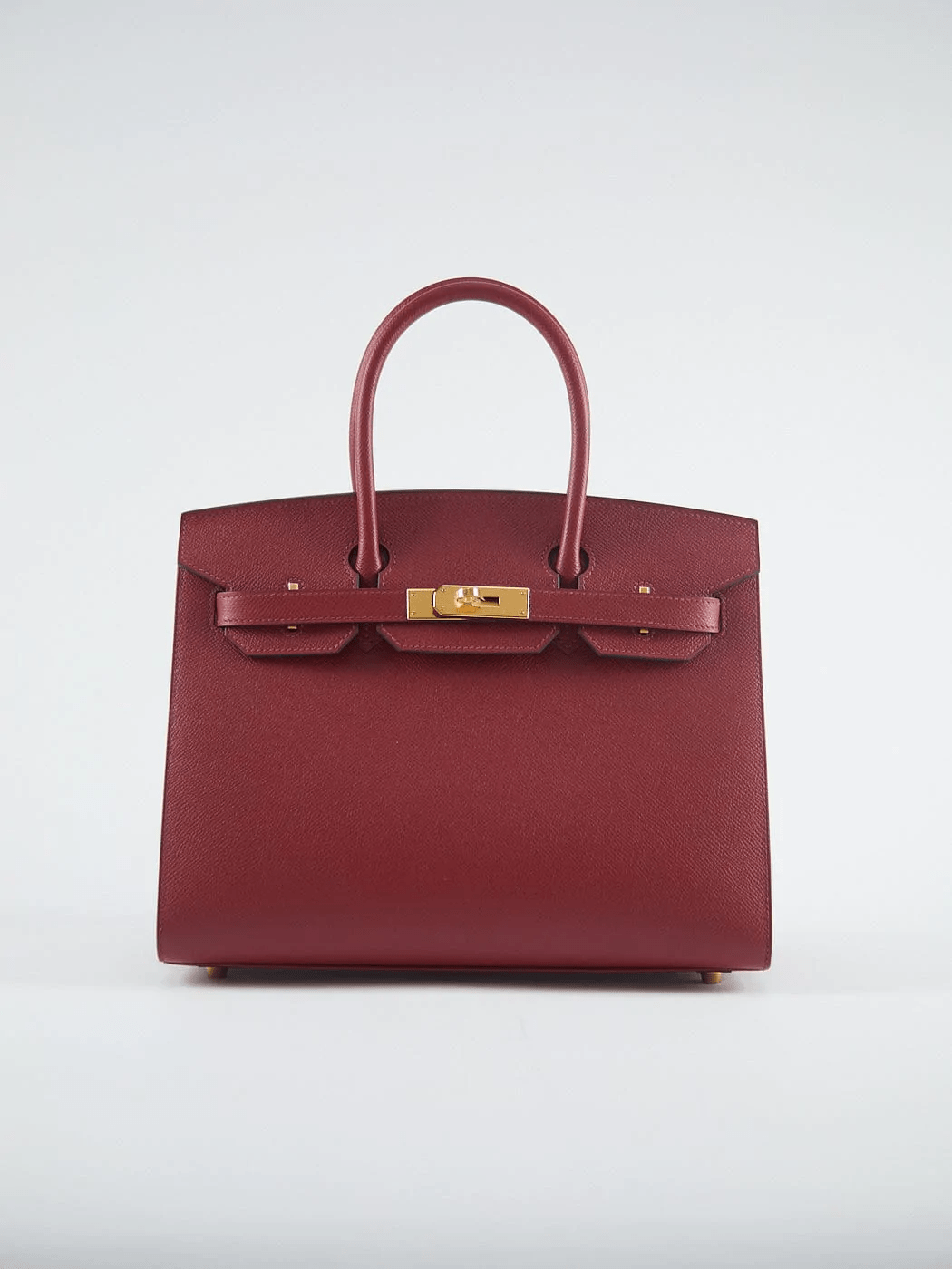 Hermès HERMÈS BIRKIN 30CM ROUGE GRENAT Epsom Leather with Gold Hardware