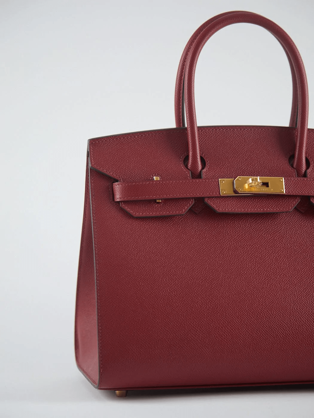 Hermès HERMÈS BIRKIN 30CM ROUGE GRENAT Epsom Leather with Gold Hardware