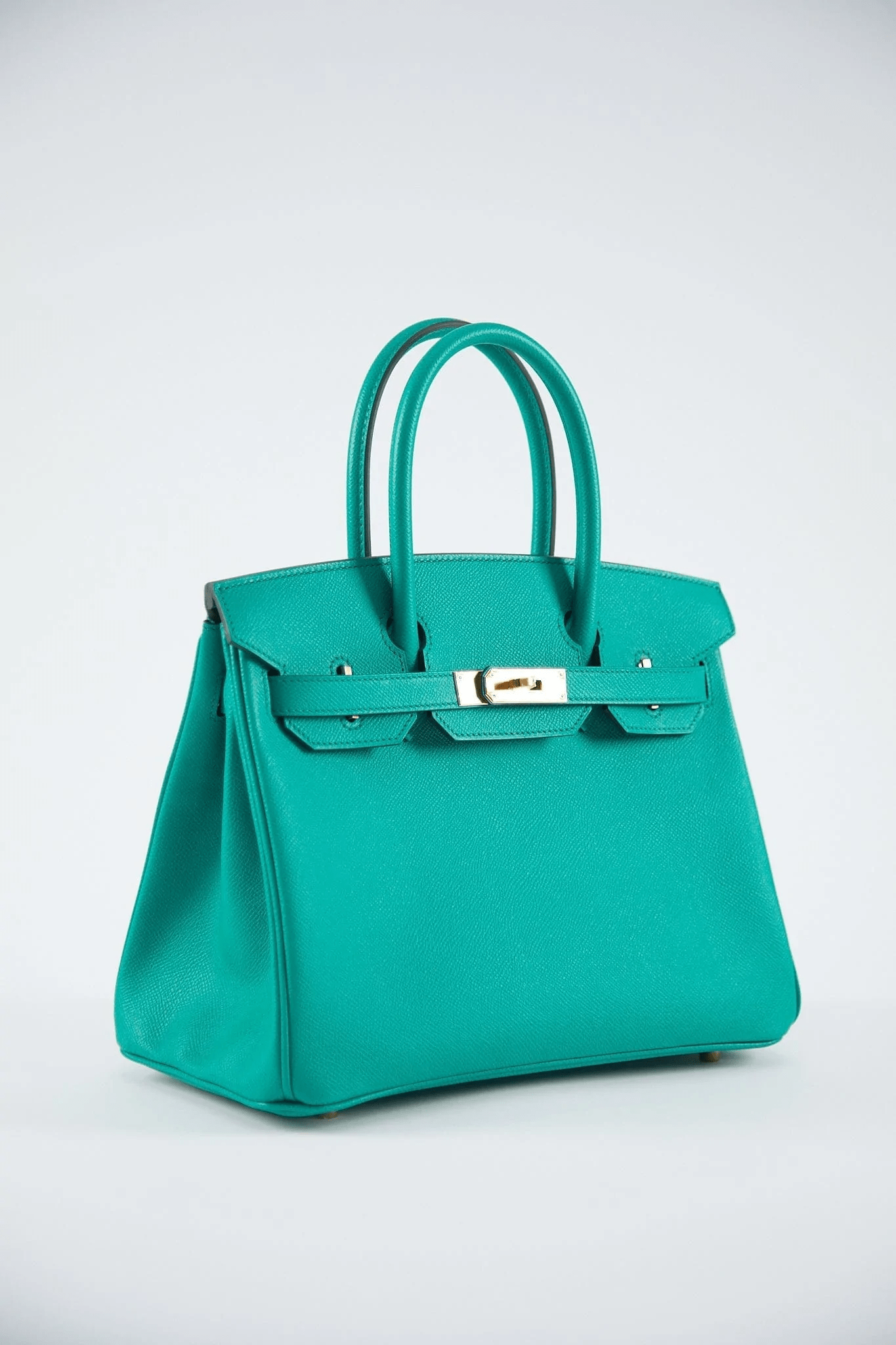 Hermes HERMÈS BIRKIN 30CM VERT JADE Epsom Leather with Gold Hardware