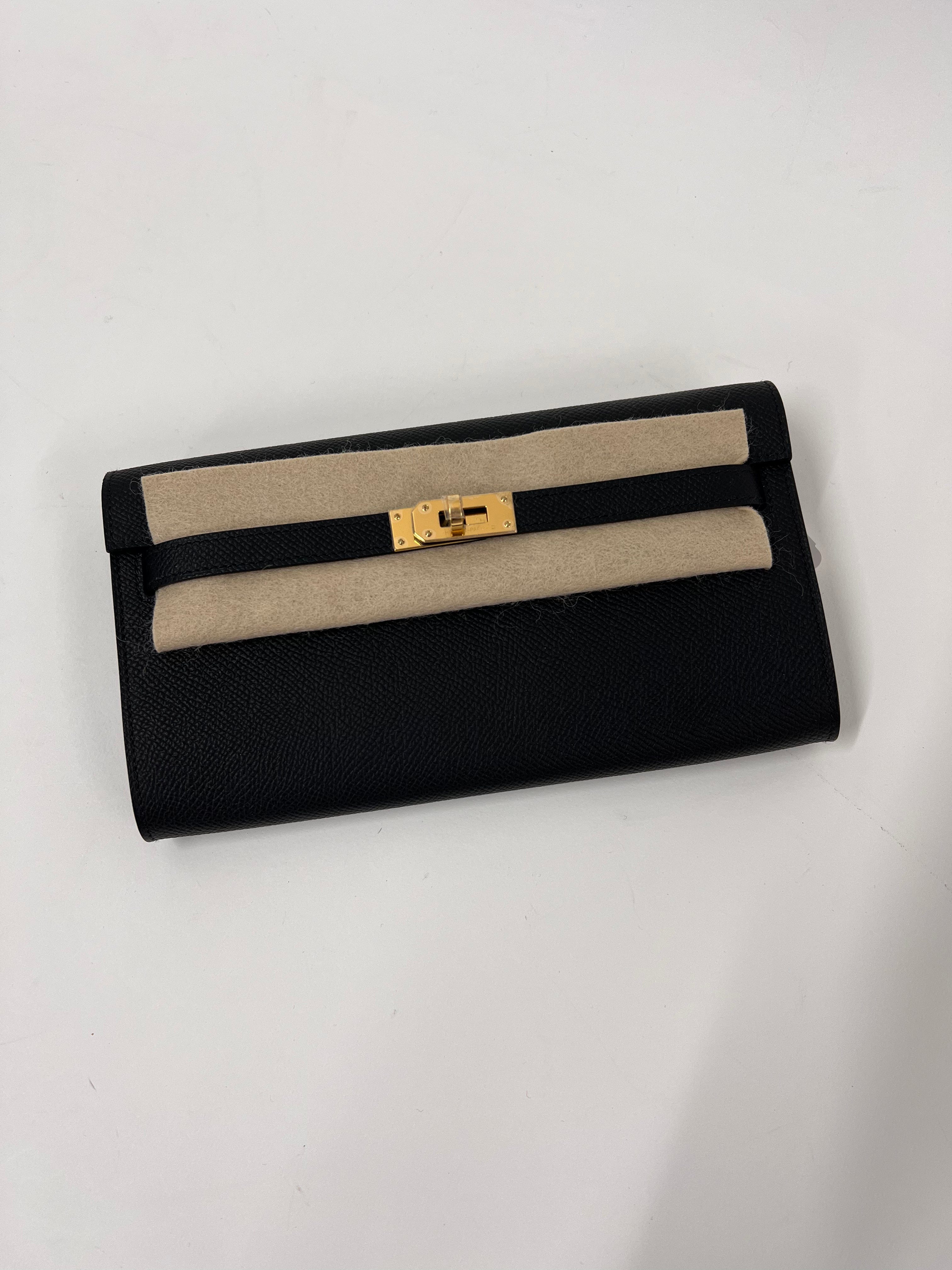 Hermès Hermes Kelly-To-Go Black Epsom GHW #B SKCB-084615