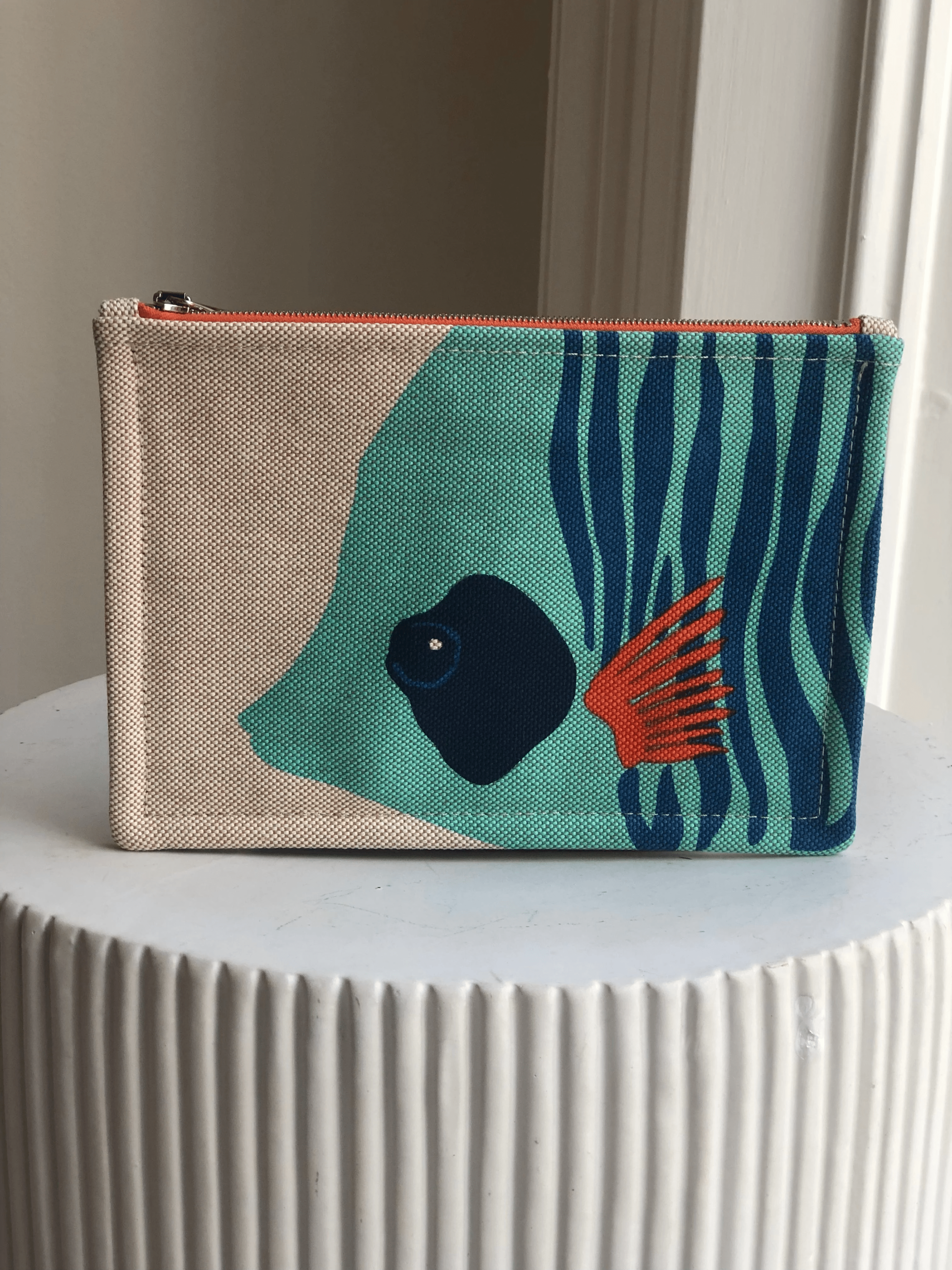 Hermes HERMÈS SMALL UNDER THE WAVES CASE Azure